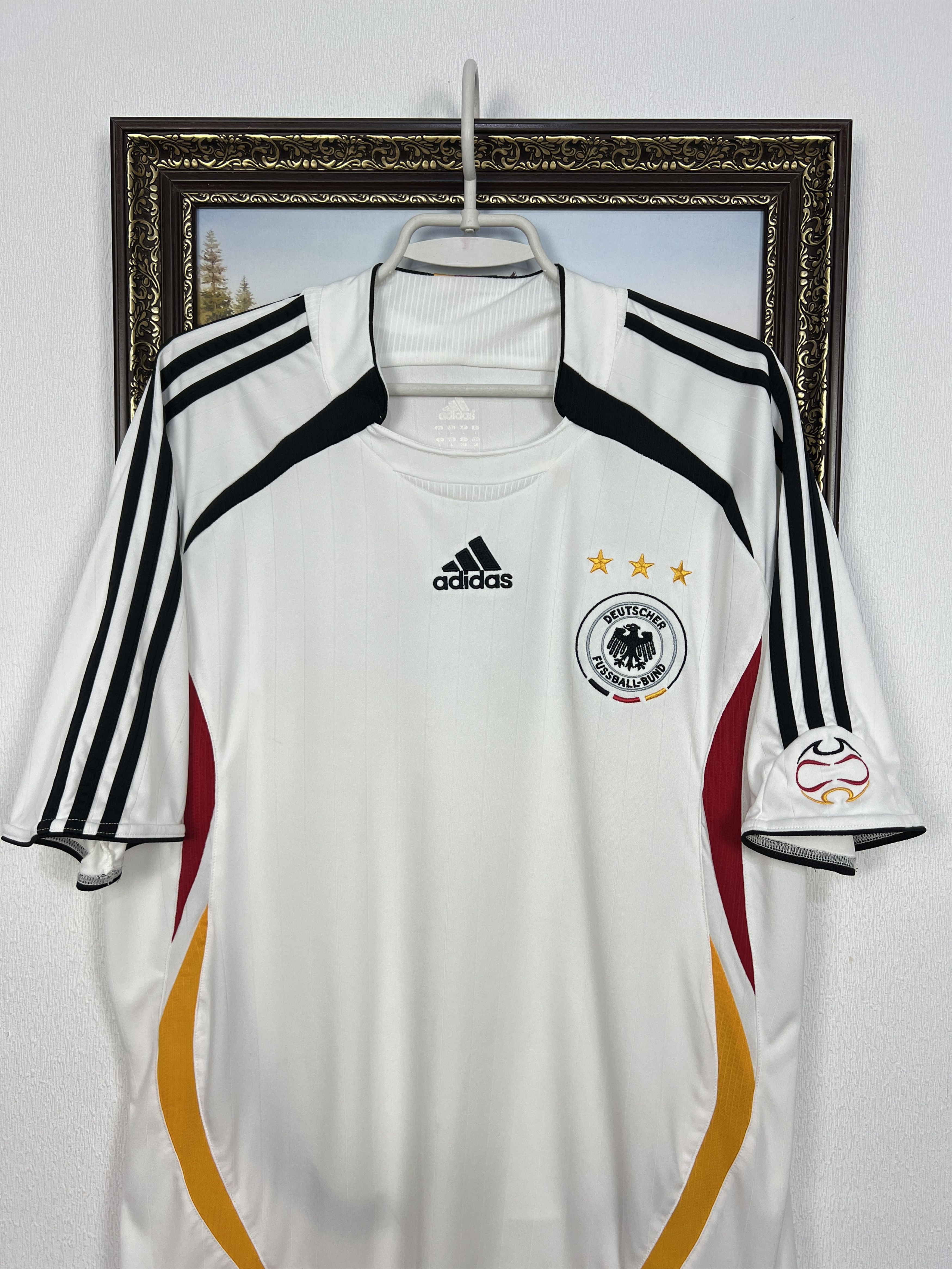 Adidas Germany Home football shirt 2005 Soccer Adidas Jersey Size US L / EU 52-54 / 3 - 2 Thumbnail
