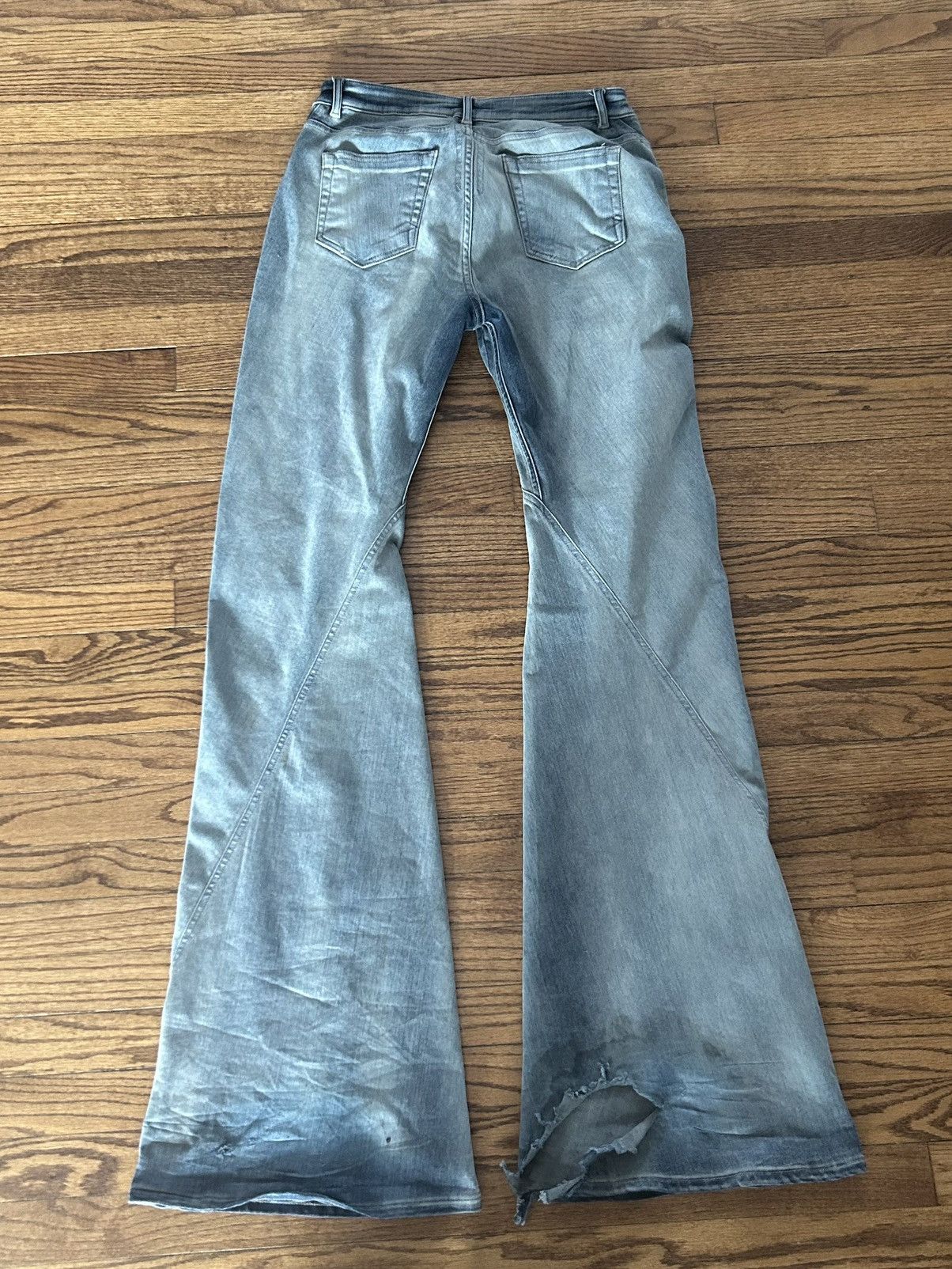 Rick Owens Rick Owens Bias Bootcut “Sky” Size US 30 / EU 46 - 2 Thumbnail