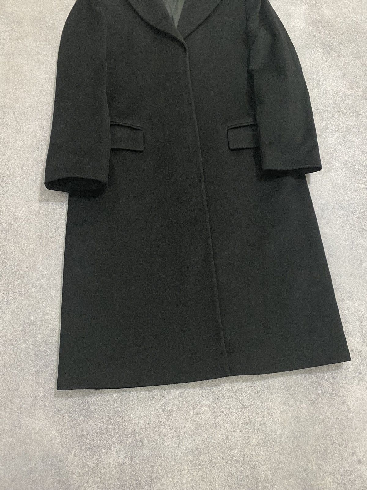 Max Mara Max Mara Vintage 100% Lana Wool Coat Black Women’s US 6 Size M / US 6-8 / IT 42-44 - 3 Thumbnail
