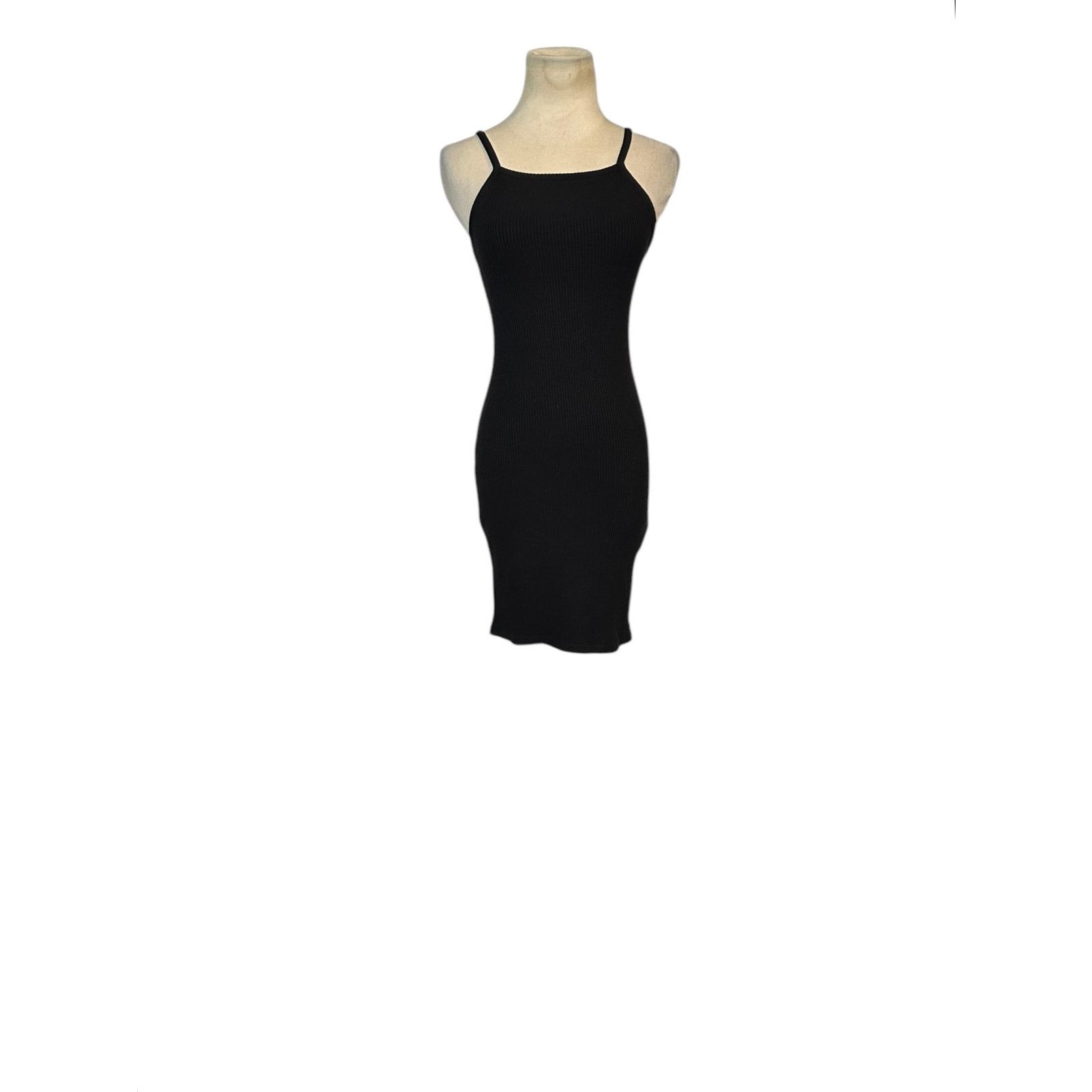 Bershka Bershka black ribbed tank mini dress size XS Size XS / US 0-2 / IT 36-38 - 11 Thumbnail