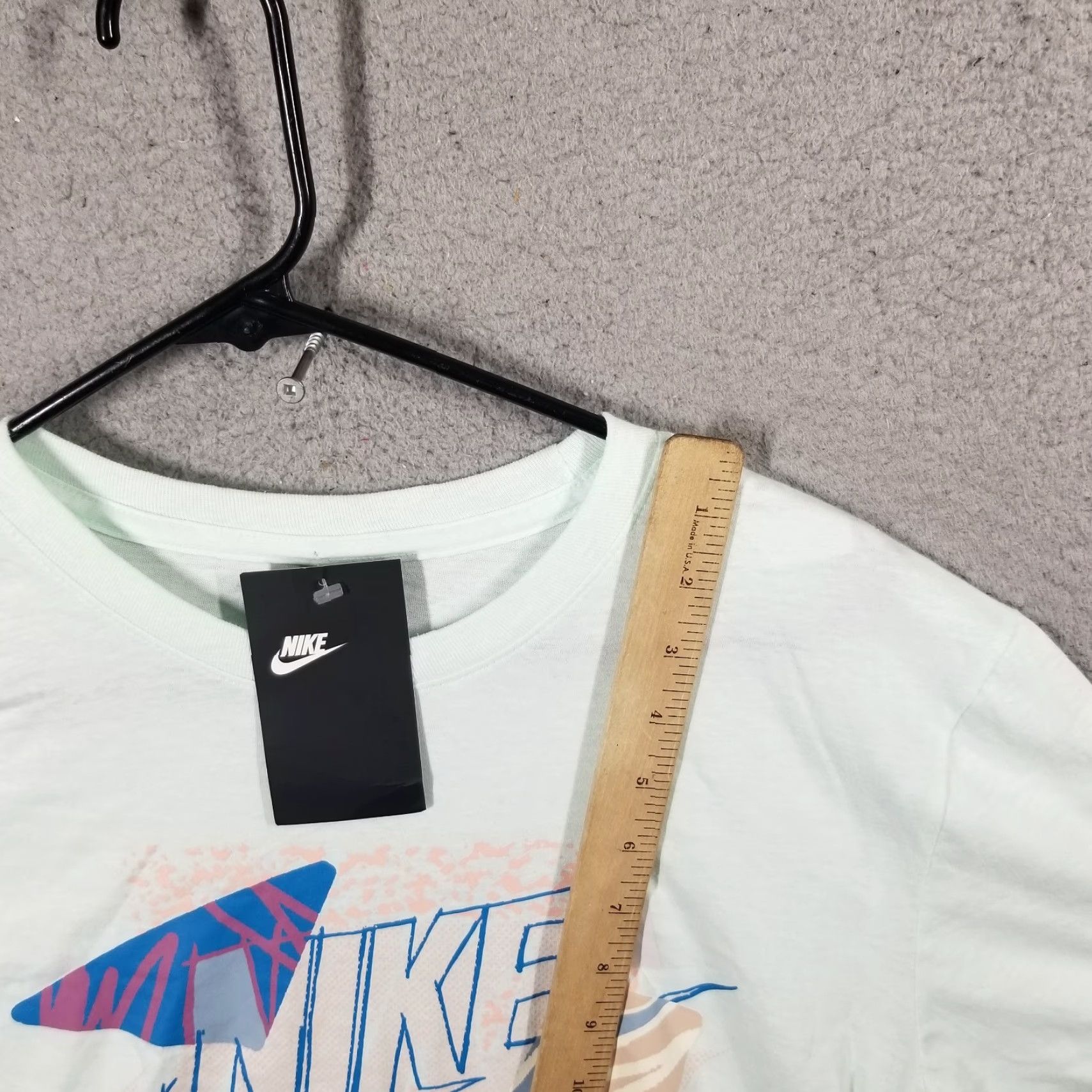 Nike VINTAGE Nike T-Shirt Men Medium Green 90s Graphic Print Logo Hip Hop Festival Casual Size US M / EU 48-50 / 2 - 4 Thumbnail