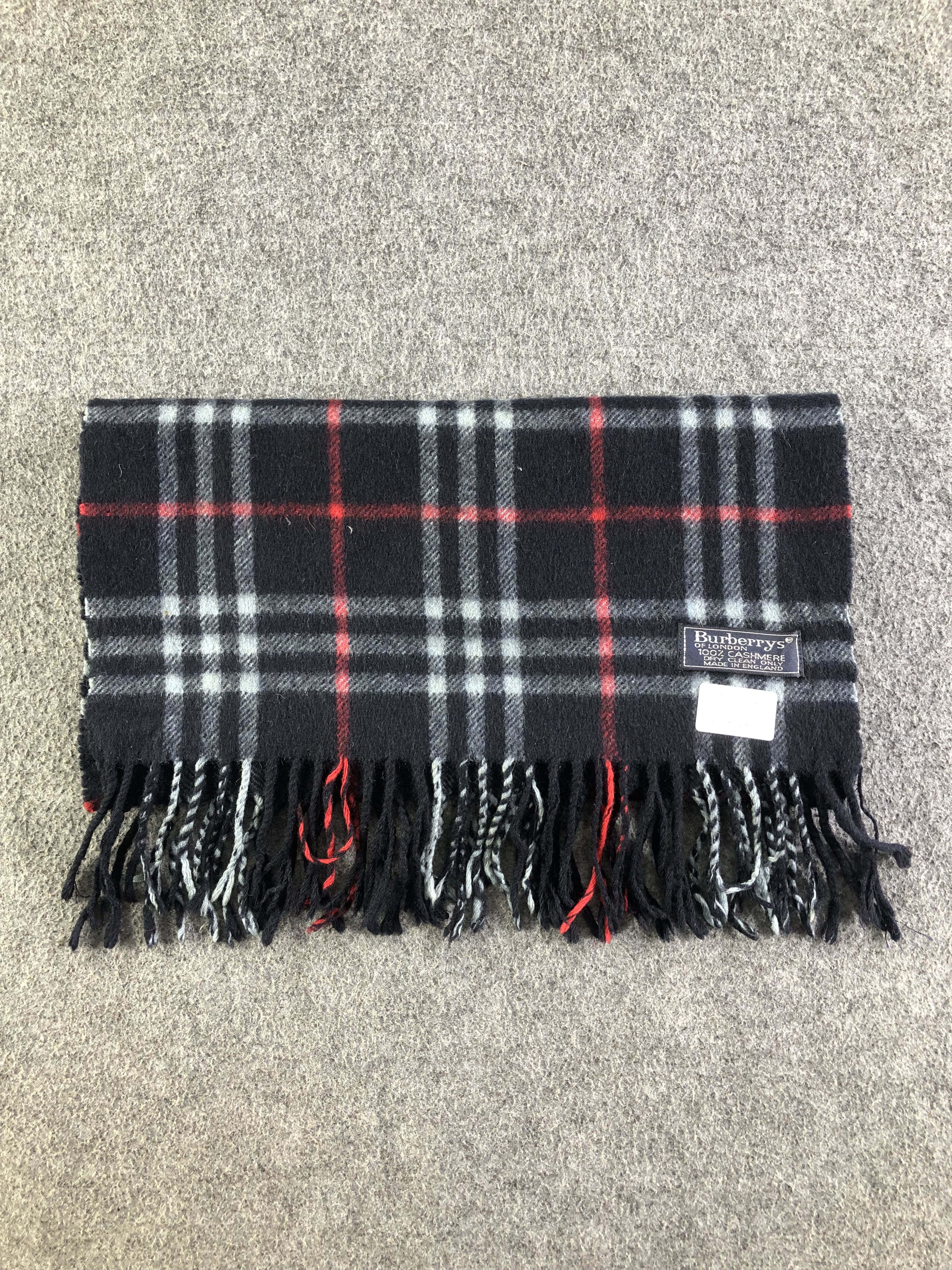 Burberry Burberrys Cashmere Scarf / Muffler / Neckwear SS1304 Size ONE SIZE - 6 Thumbnail