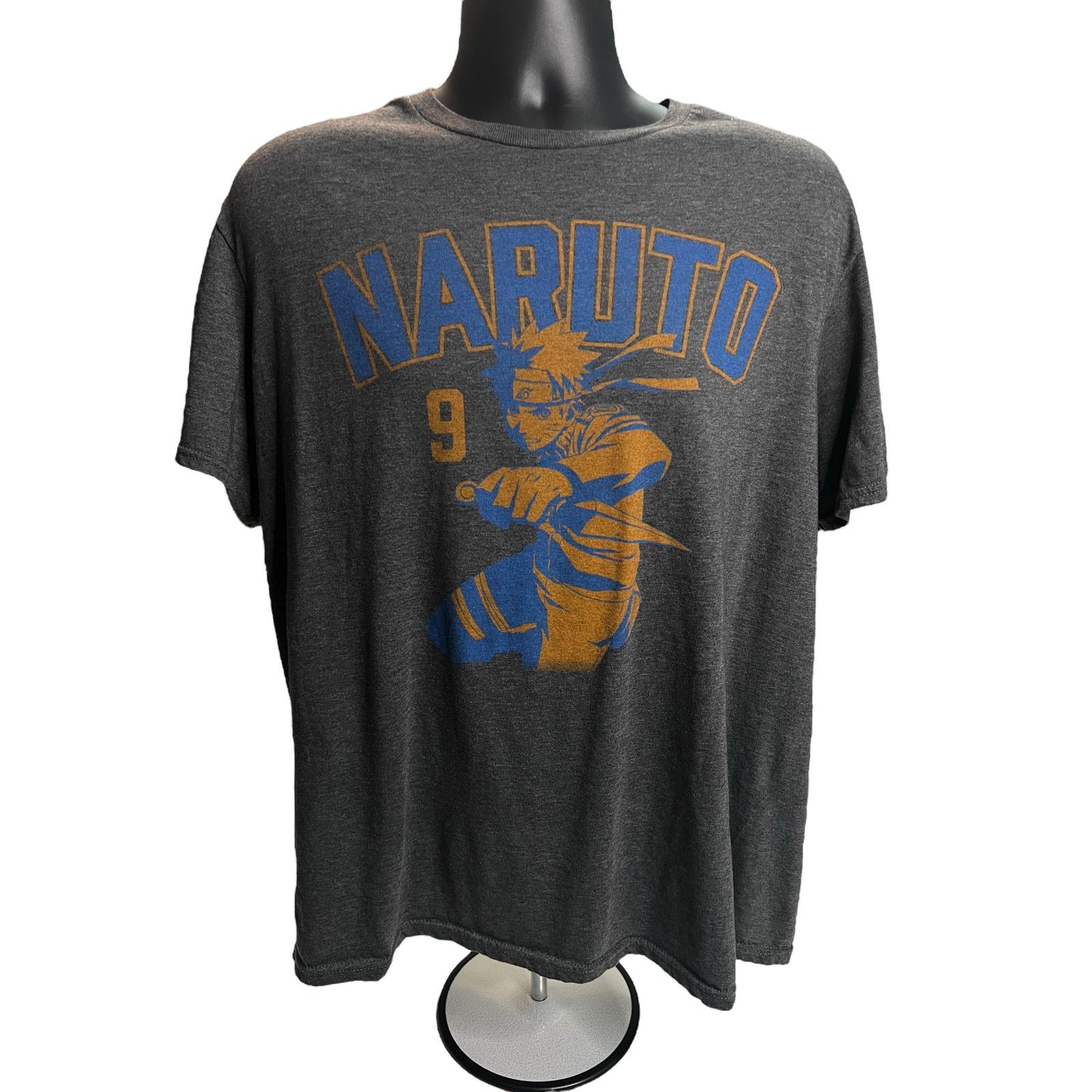Other Naruto Uzumaki in action number 9 Shippuden XL Gray T-Shirt Size US XL / EU 56 / 4 - 1 Thumbnail