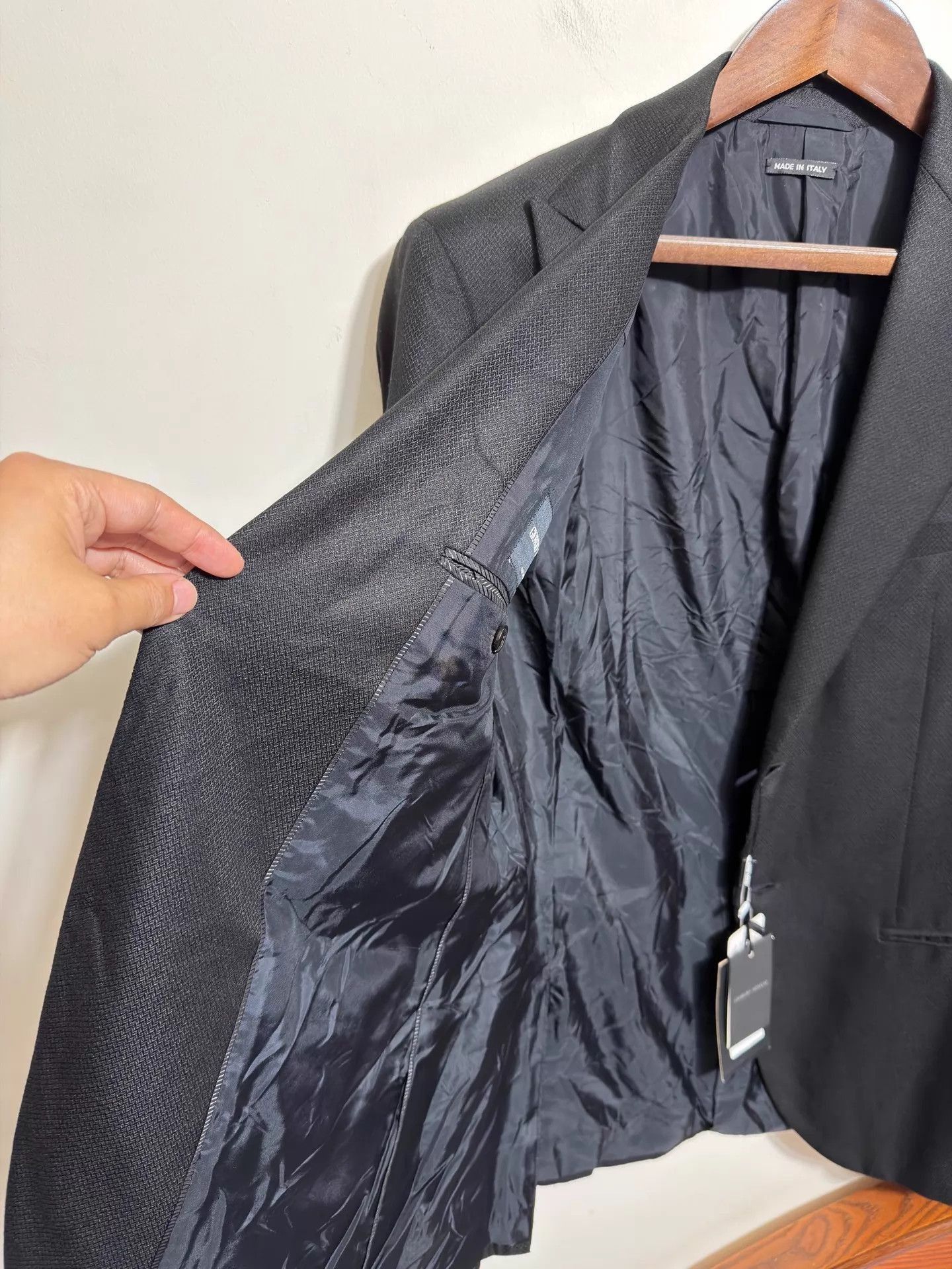 Giorgio Armani Black Single-Breasted Formal Blazer Size US XXS / EU 40 - 6 Thumbnail