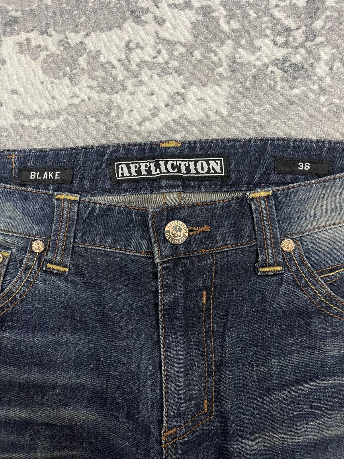 Affliction Vintage Affliction Black Premium Edition Denim Size US 36 / EU 52 - 10 Thumbnail