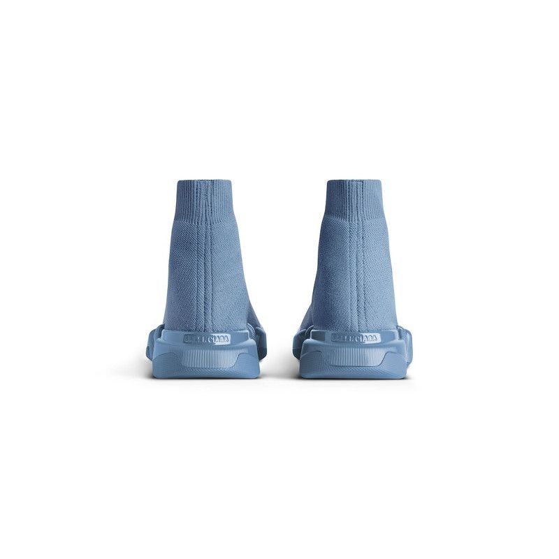 Balenciaga o1tr1nto0526 Speed 2.0 Recycled Knit Sneakers in Blue Size US 9 / EU 42 - 5 Thumbnail