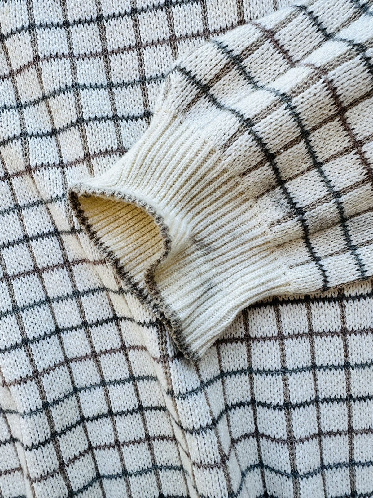 Vintage Vintage Cypress Golf Links V Neck Sweater 80 Check Plaid Size US XL / EU 56 / 4 - 6 Thumbnail
