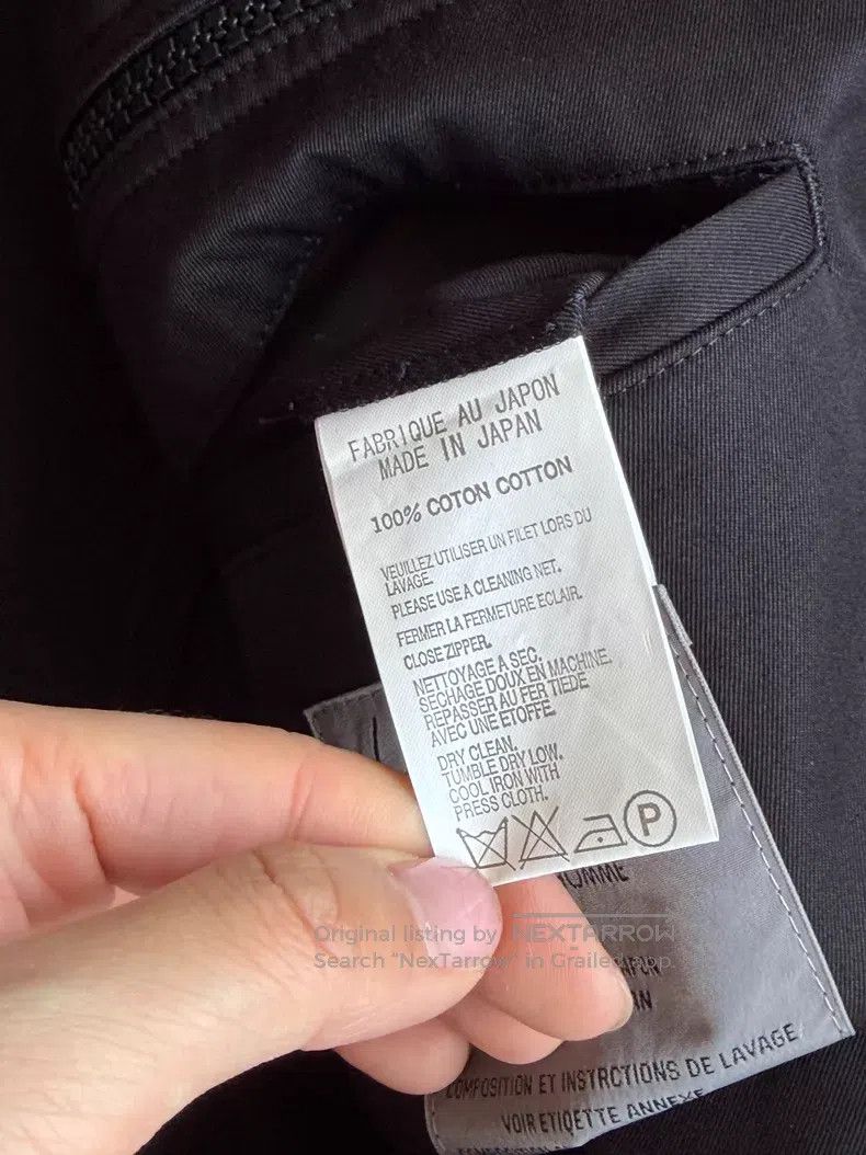 Yohji Yamamoto Yohji Yamamoto Reflective Button Black Zip Blazer jacket Size US XL / EU 56 / 4 - 6 Thumbnail