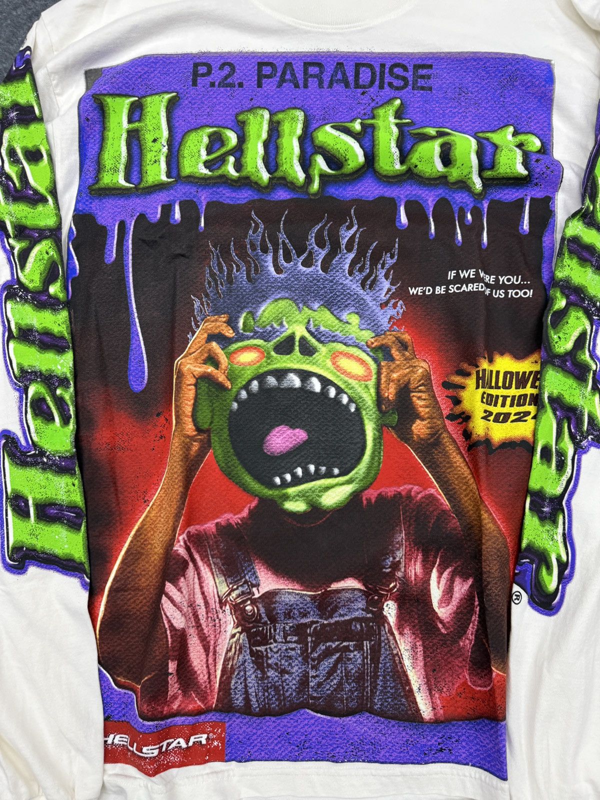 HELLSTAR Hellstar Horror Book Longsleeve Size US M / EU 48-50 / 2 - 2 Thumbnail