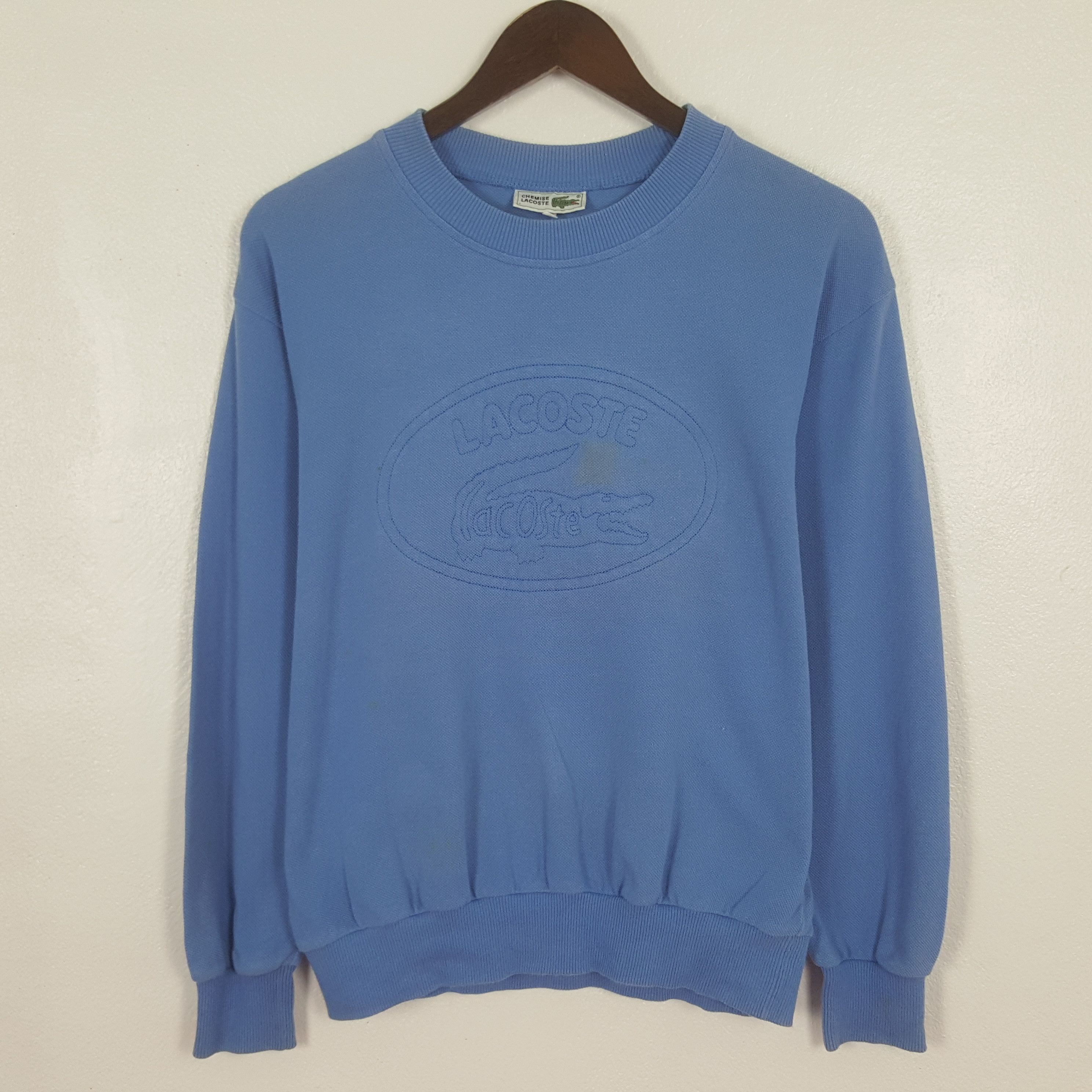 Lacoste Vintage Chemise Lacoste Sweatshirt Size US S / EU 44-46 / 1 - 1 Thumbnail
