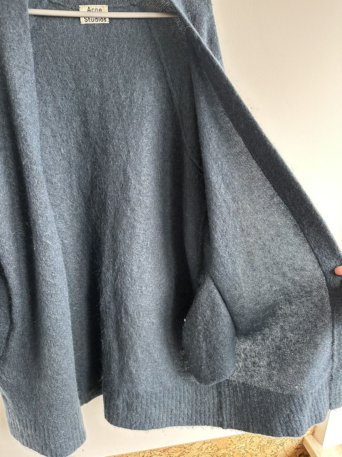 Acne Studios Acne Studios Raya Sh mohair Paw 15 Knit Cardigan Mint Size M Size M / US 6-8 / IT 42-44 - 7 Thumbnail