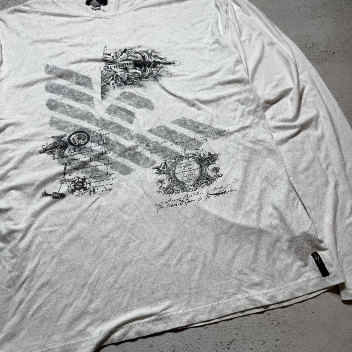 Affliction archive slim fit longsleeve armani with big logo Size US L / EU 52-54 / 3 - 4 Thumbnail