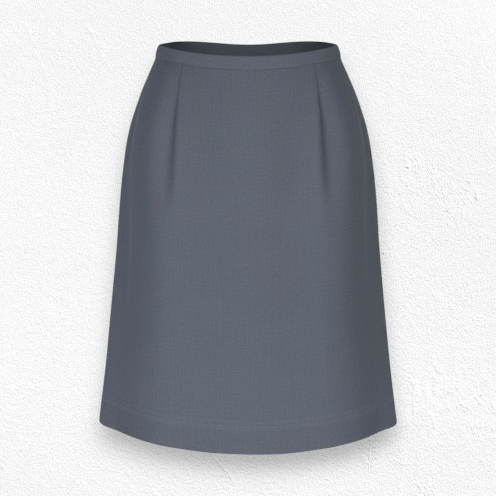 Pendleton Y2K Pendleton Gray Silk Linen Classic Midi Skirt Size 14 Size 36" / US 14 / IT 50 - 1 Thumbnail