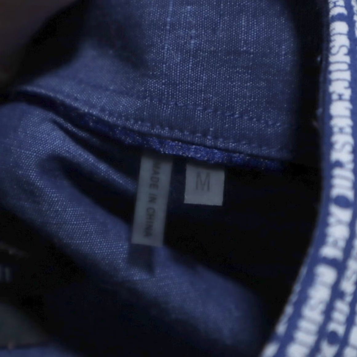 BUGATCHI Bugatchi Shirt Button Up Mens M Just Be Yourself Cotton Striped Blue Size US M / EU 48-50 / 2 - 6 Thumbnail
