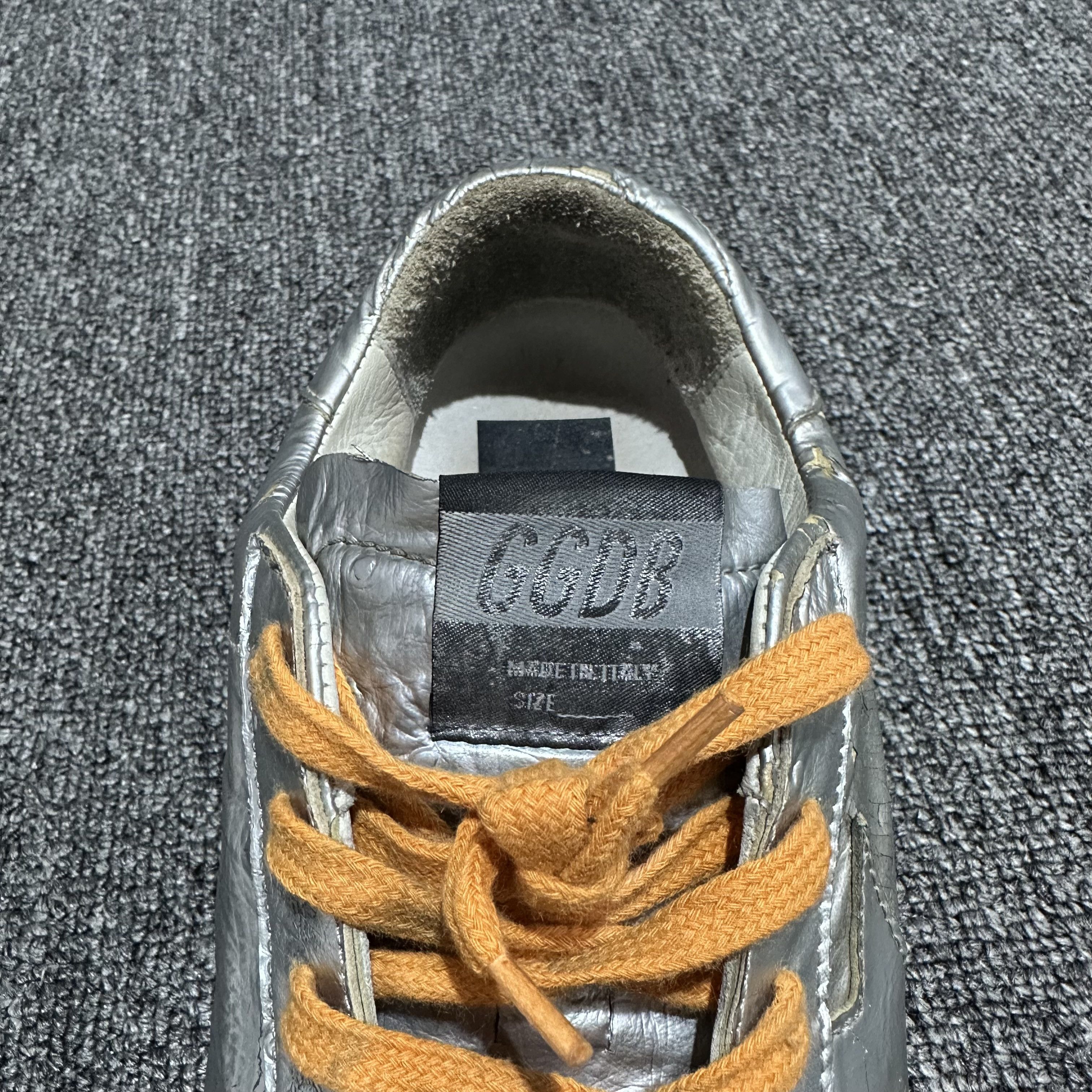 Golden Goose Golden Goose Sneakers Silver Shoes Size US 5.5 / EU 38 - 6 Thumbnail