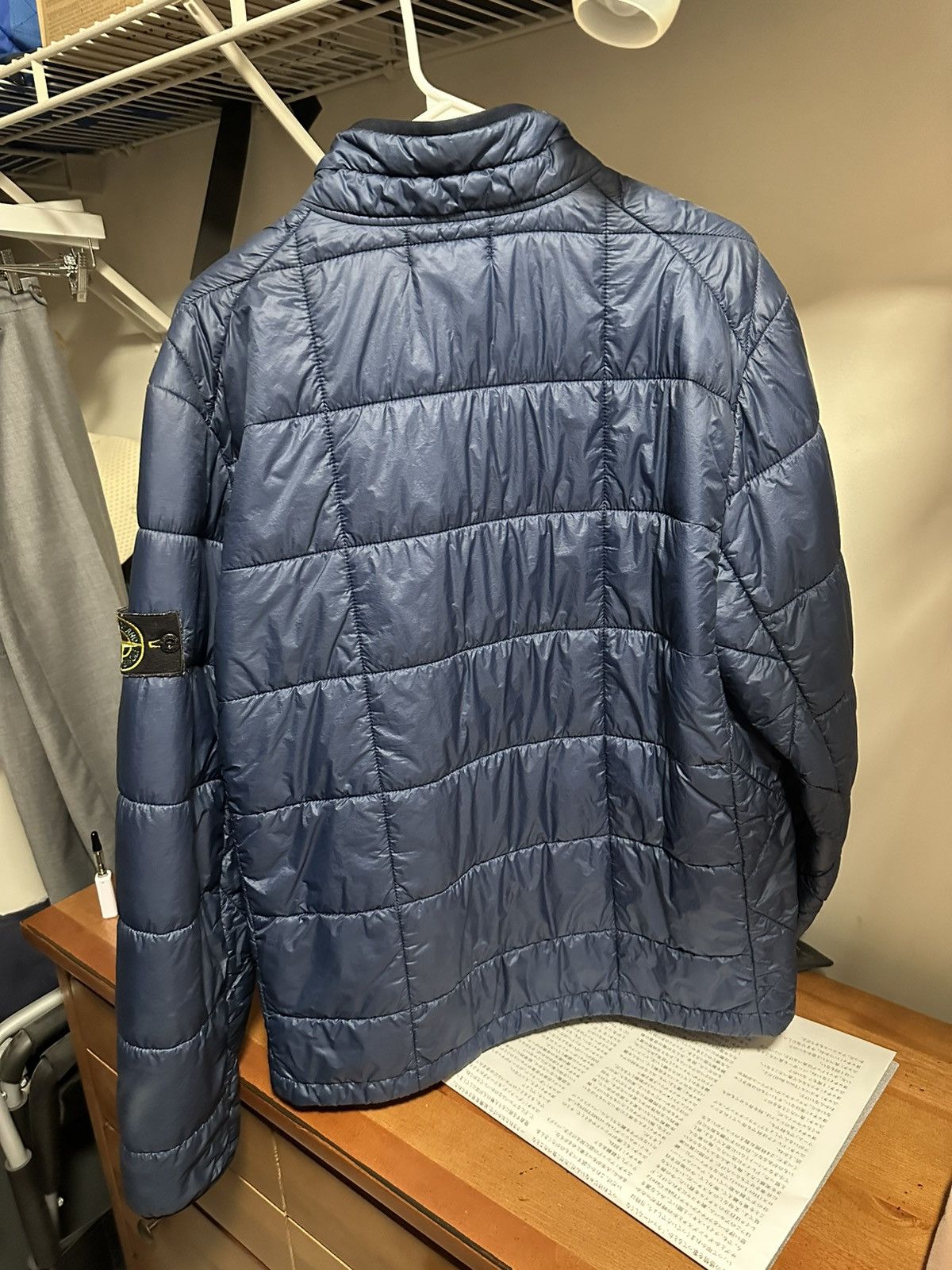 Stone Island Garment Dyed Quilted Micro parka Stone Island blue xl Size US XL / EU 56 / 4 - 4 Thumbnail