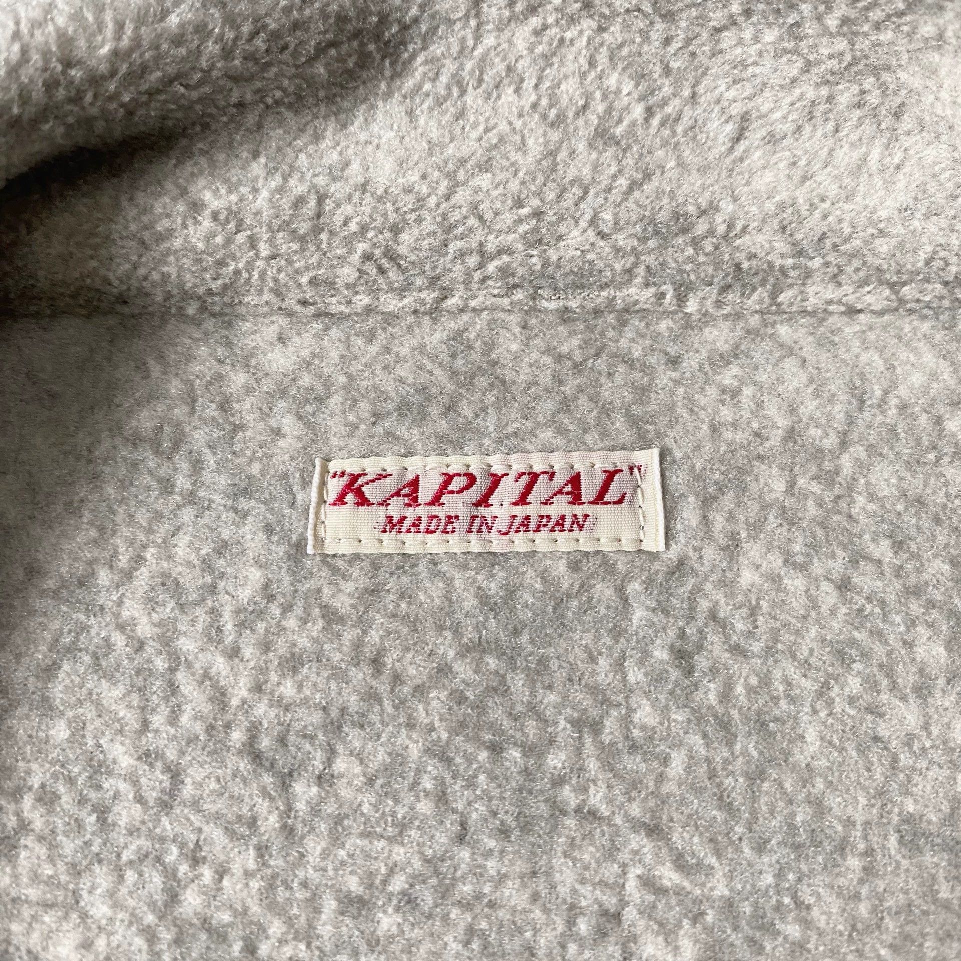 Kapital Kapital Fleece Hoodie Red Webbing Snap Size1 8.5/10 Size US S / EU 44-46 / 1 - 6 Thumbnail