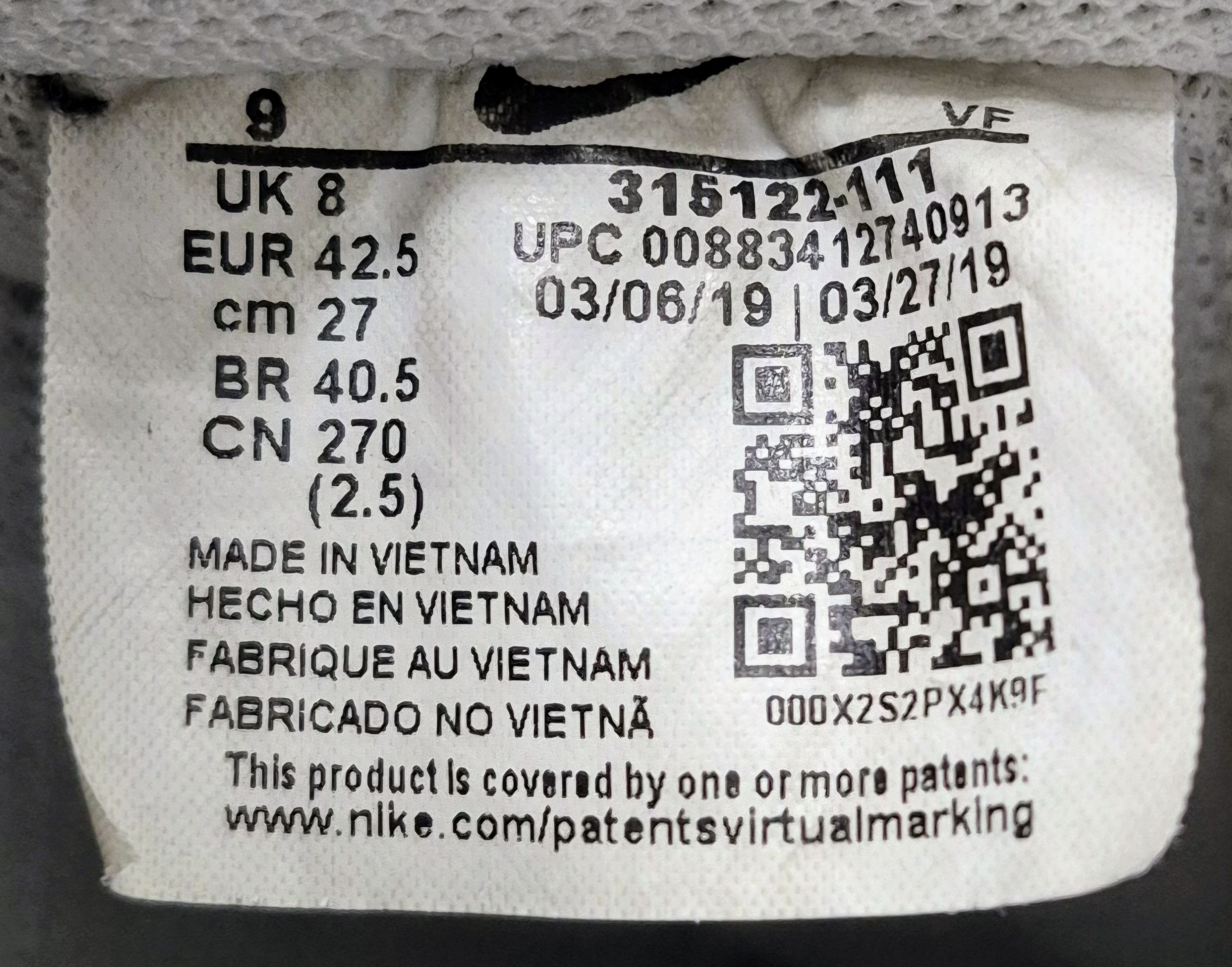Nike Size 9M - Nike Air Force 1 Low '07 TRIPLE WHITE Size US 9 / EU 42 - 7 Thumbnail