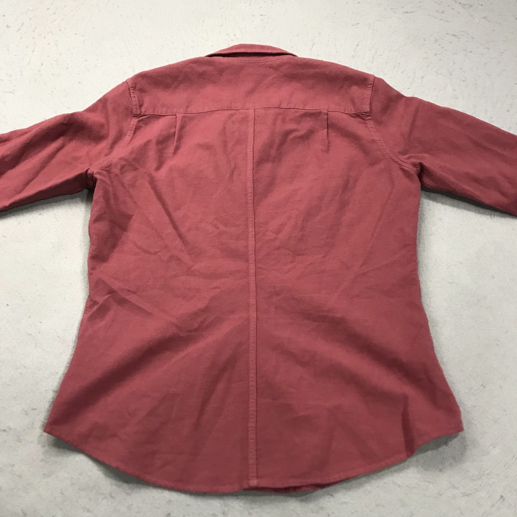 Frank & Eileen Frank & Eileen Shirt Womens Small Red Pink Barry 100% Cotton Button Blouse Size S / US 4 / IT 40 - 5 Thumbnail