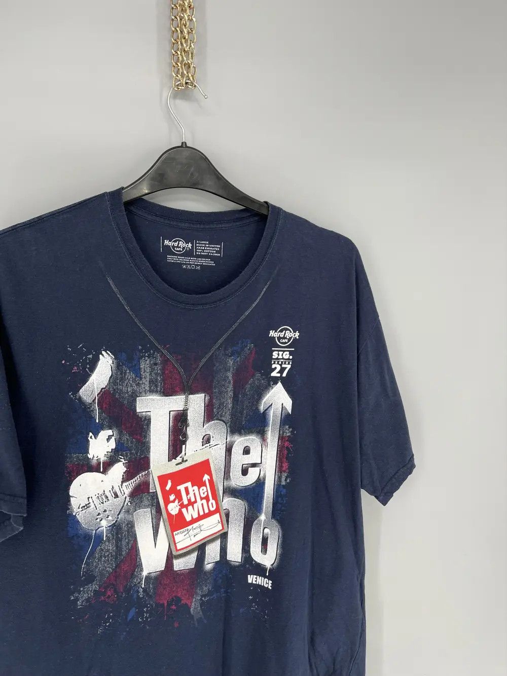 Band Tees The Who T-shirt band tee vintage rock tee size XLarge blue Size US XL / EU 56 / 4 - 5 Thumbnail