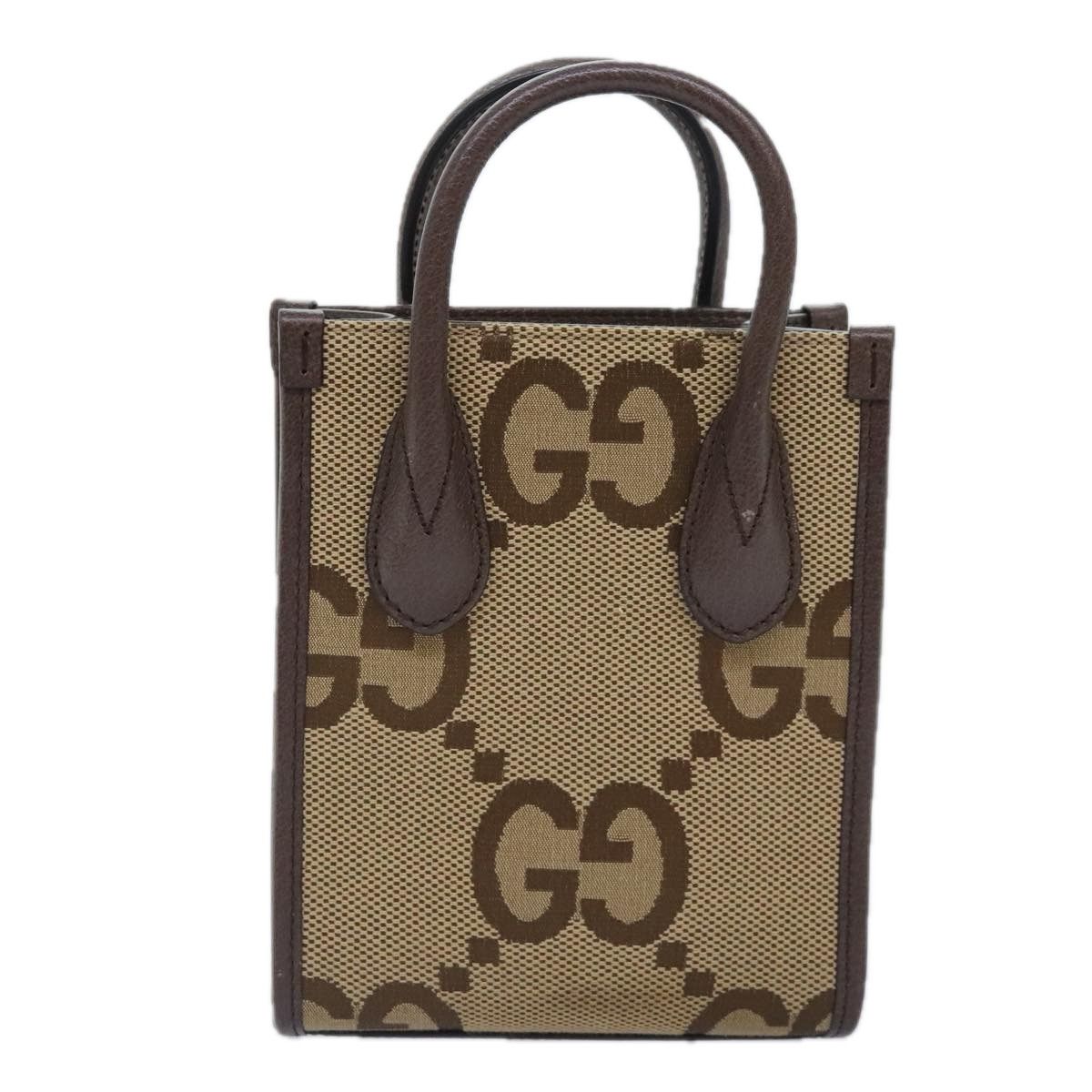 Gucci Beige Canvas Handbag (Pre-Owned) Size ONE SIZE - 1 Thumbnail