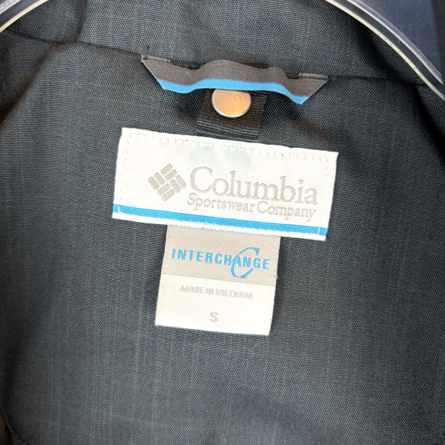 Vintage Columbia Jacket Mens Small Hooded Black Interchange Read Size US S / EU 44-46 / 1 - 3 Thumbnail