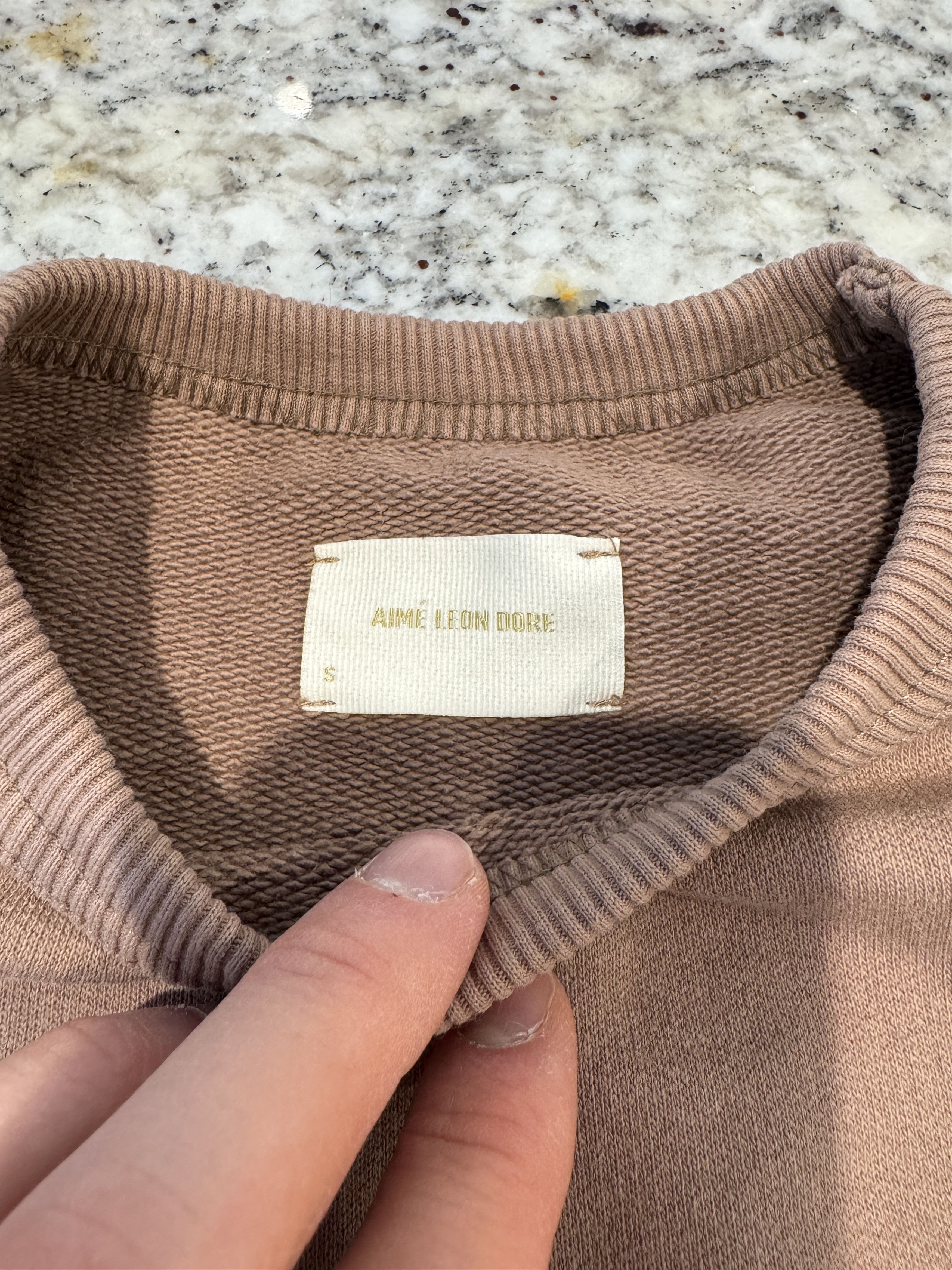 Aime Leon Dore Brown Crewneck Sweater