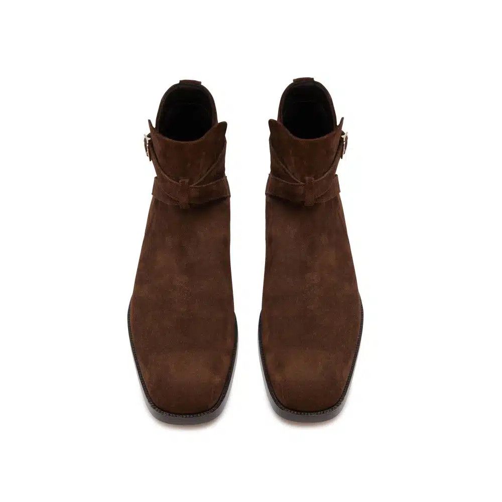 Tom Ford o1loc1c0525 J1274T Suede Ankle Boots in Brown Size US 11 / EU 44 - 2 Thumbnail
