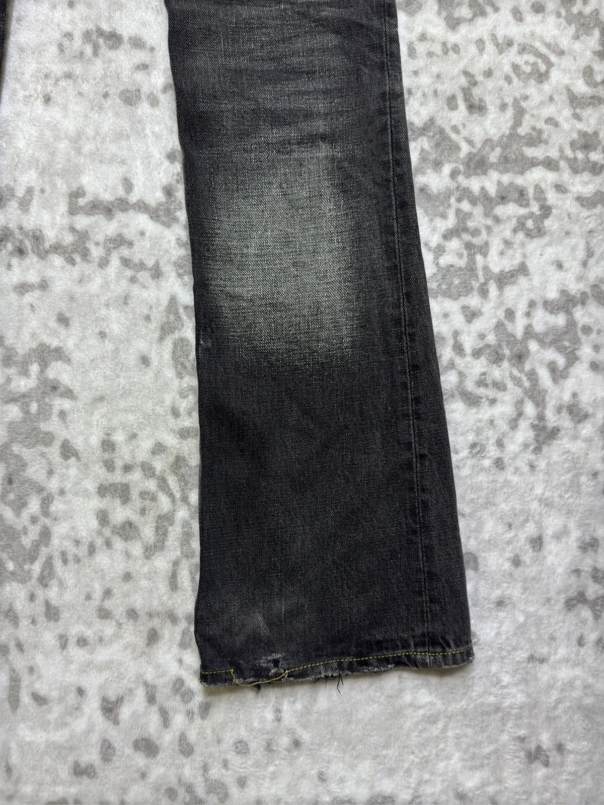 semanticdesign Vintage Semantic Design Flare Washed Denim Zipper Jeans Size US 32 / EU 48 - 13 Thumbnail