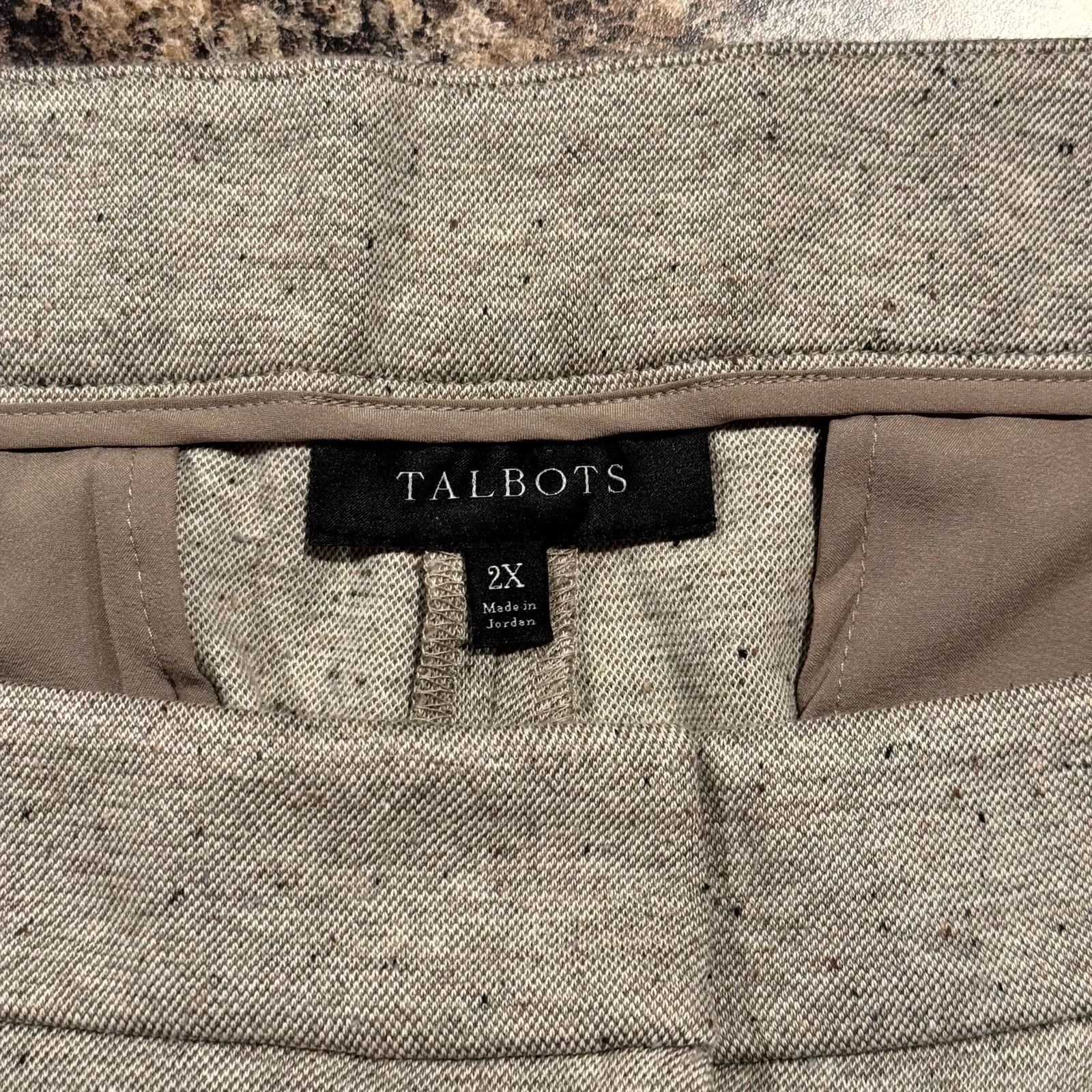 Talbots Talbots Dress Pants High Rise Business Casual Plus Size 2X Size 40" / US 18 - 3 Thumbnail
