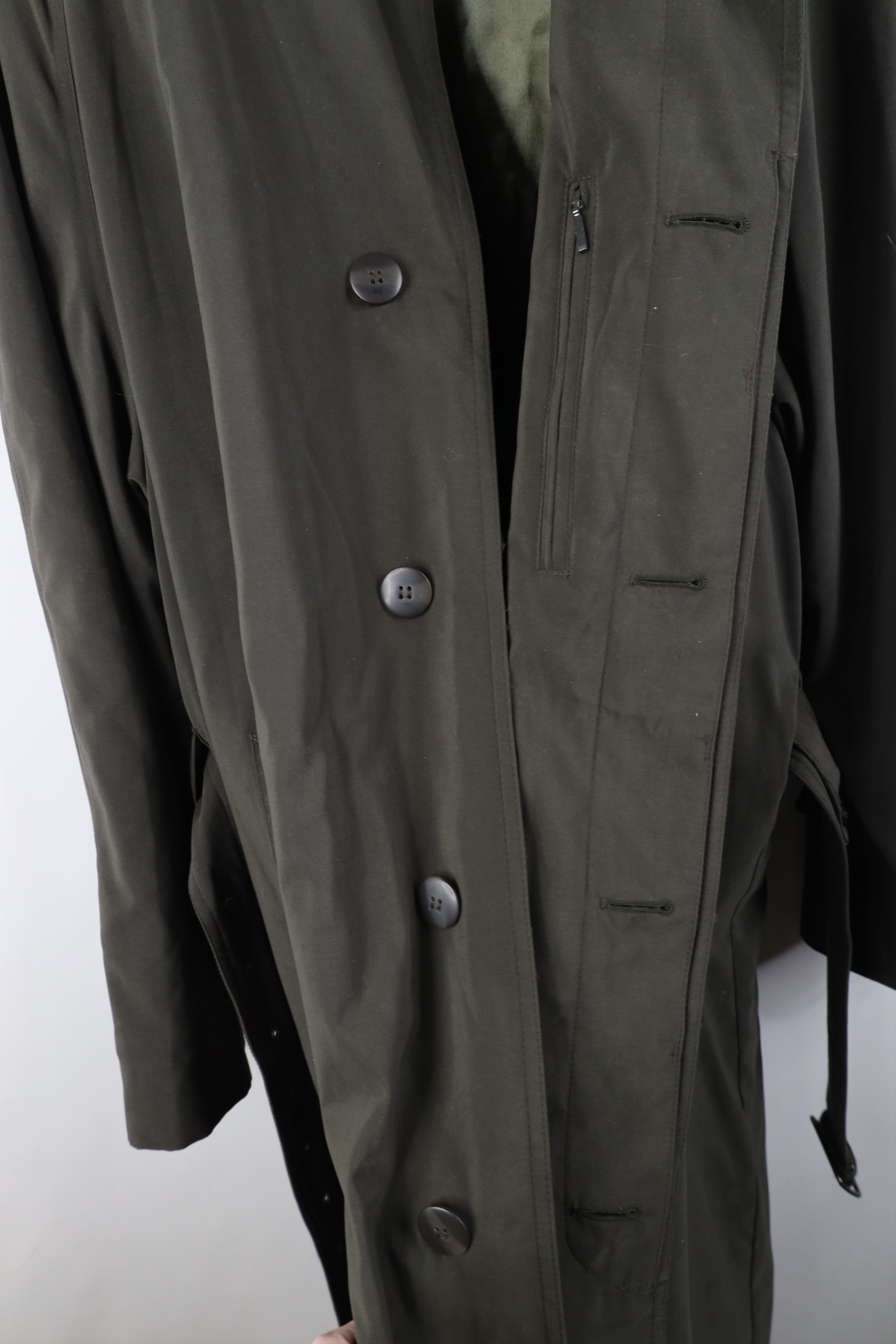 Vintage Vintage 90s Streetwear Belted Microfiber Trench Coat Jacket Size US XXL / EU 58 / 5 - 10 Thumbnail