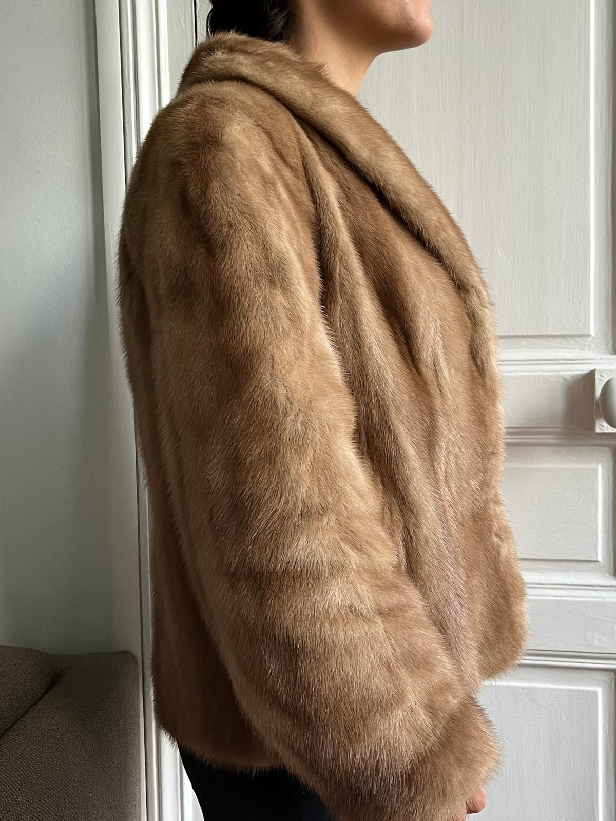 Vintage Mink Fur Coat Size S / US 4 / IT 40 - 5 Thumbnail