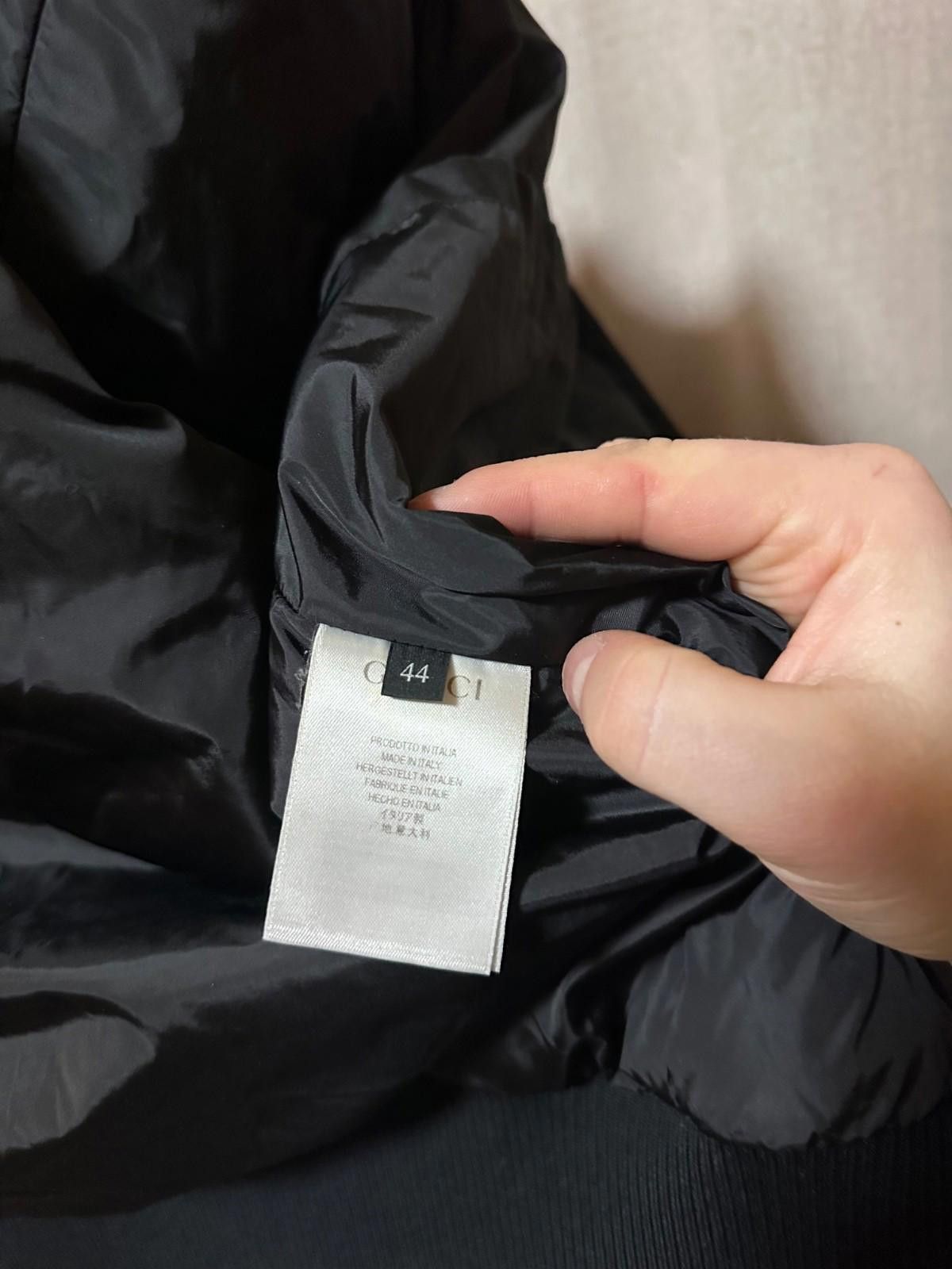 Gucci Gucci Black Synthetic Padded Bomber Jacket Sz 44 Size US S / EU 44-46 / 1 - 12 Thumbnail