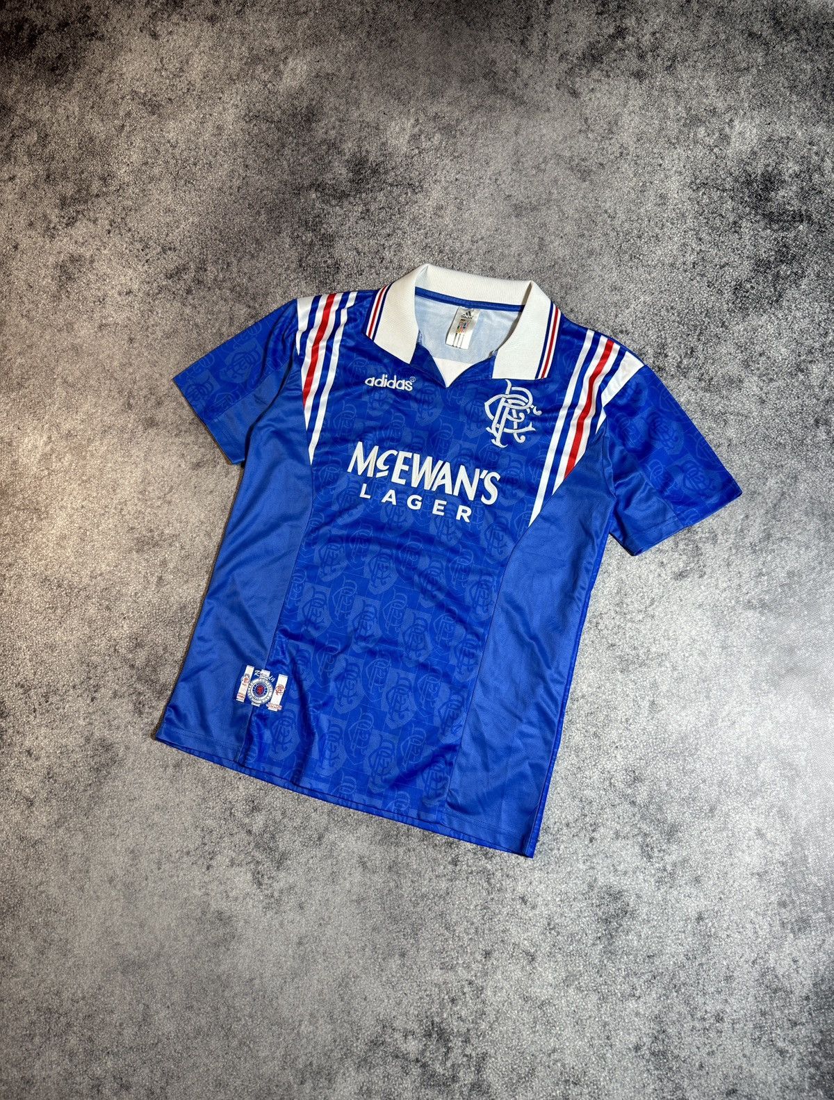 Adidas × Vintage Vintage adidas Glasgow Rangers soccer jersey Blokecore Style Size US L / EU 52-54 / 3 - 1 Thumbnail