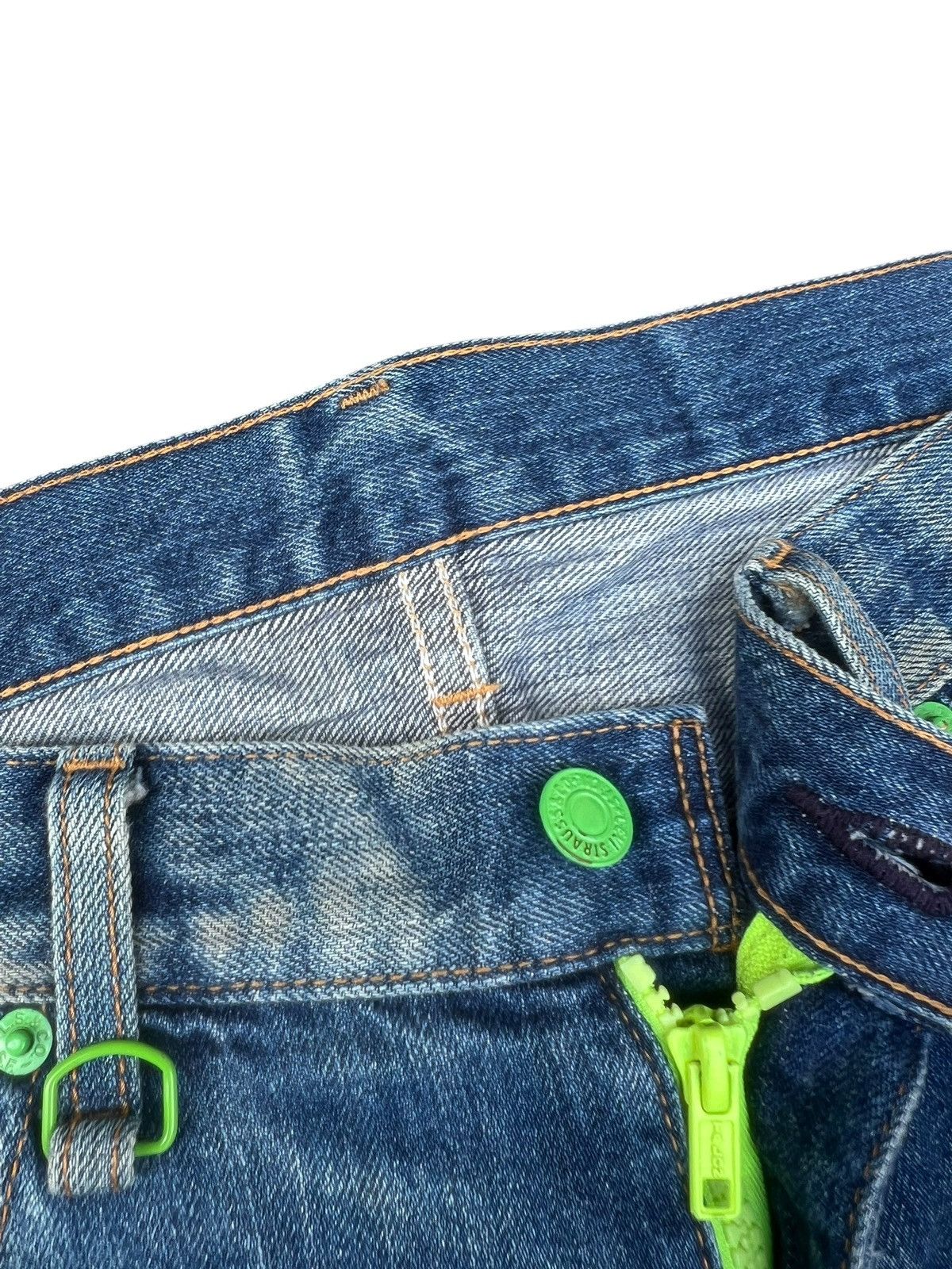 Fragment Design × Levi's 2009 Levi’s X Fragment Distress Selvedge Denim Cropped Jeans Size US 32 / EU 48 - 5 Thumbnail