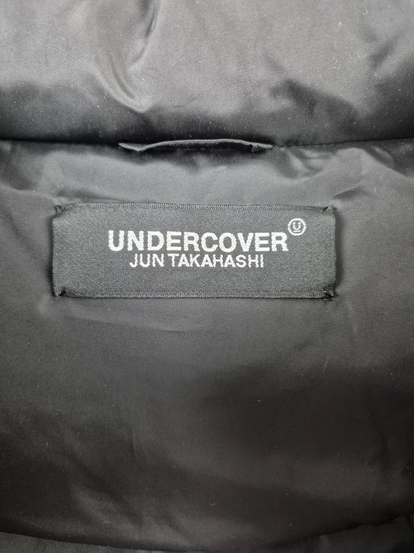 Undercover Undercover Black Leather Sleeve Down Puffer Jacket Size M Size US M / EU 48-50 / 2 - 9 Thumbnail