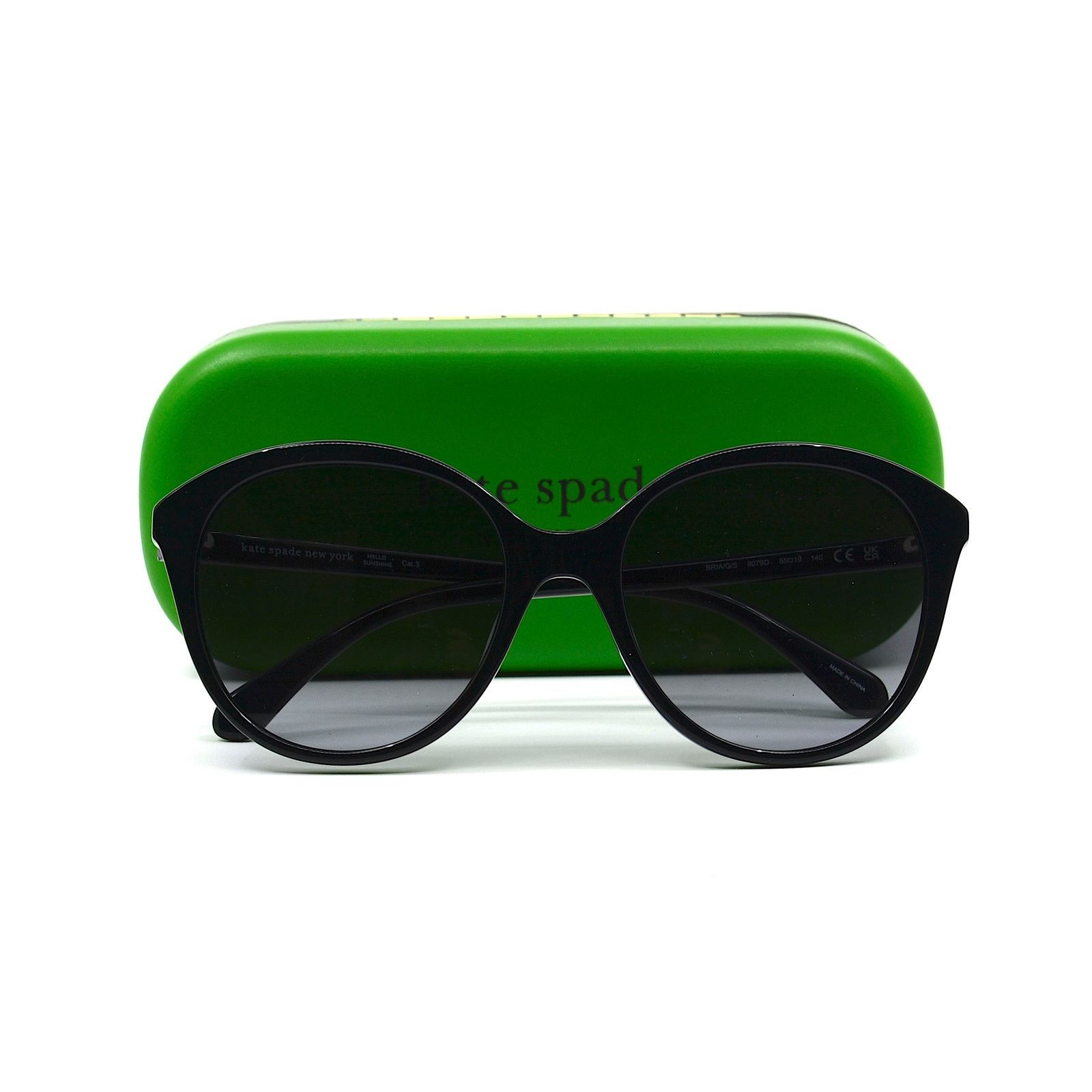 Kate Spade NEW KATE SPADE BRIA/G/S 807 BLACK GREY AUTHENTIC SUNGLASSES Size ONE SIZE - 14 Thumbnail
