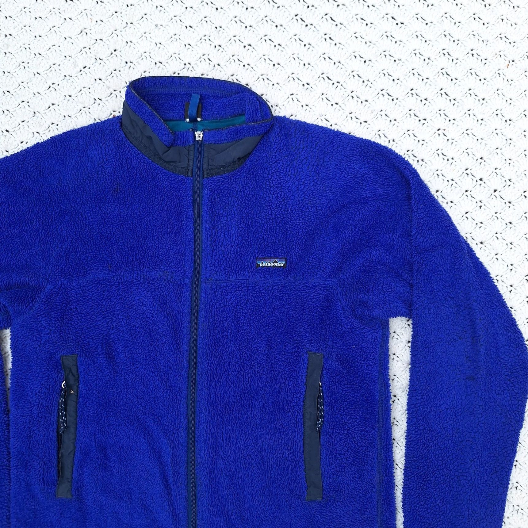 VINTAGE Patagonia Retro-X Fleece Jacket Blue XL Men