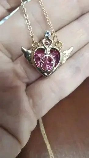 Other Crystal Wing Heart Chocker Necklace Size ONE SIZE - 4 Thumbnail