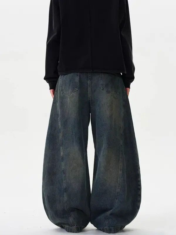 VIBE baggy vintage wash machete street hip hop y2k jeans Size US 33 - 4 Thumbnail