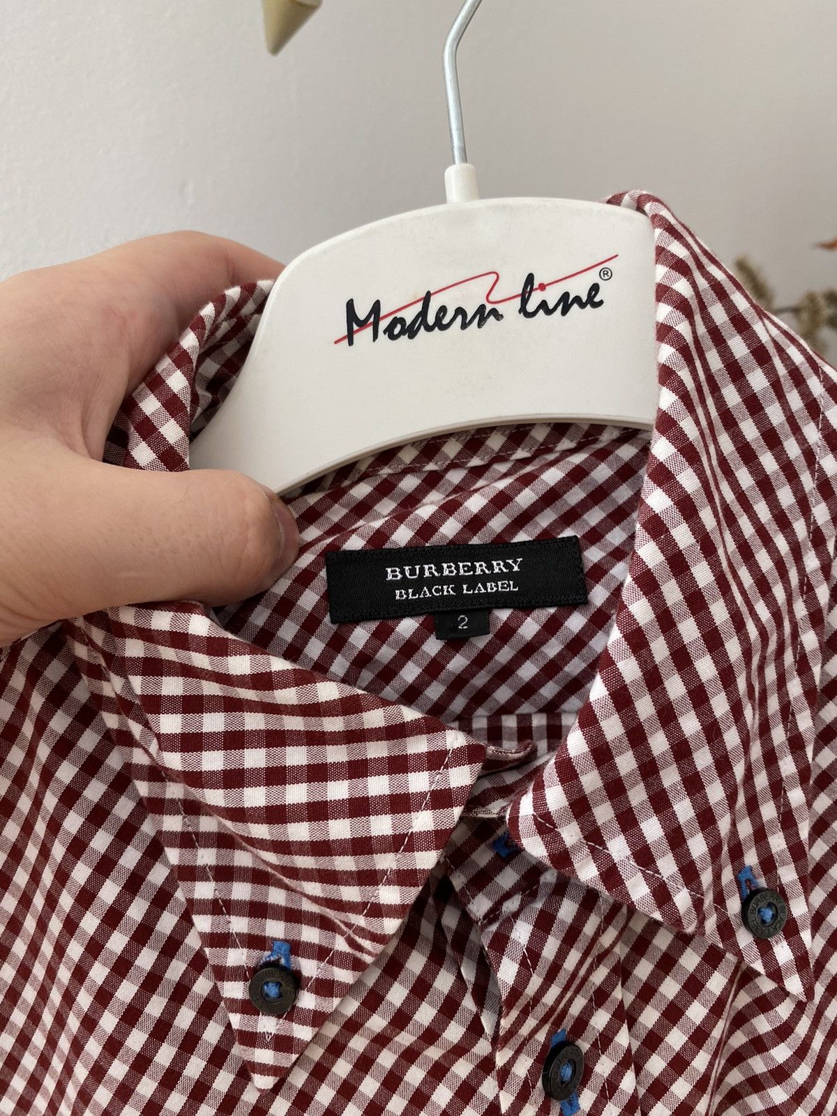 Burberry Burberry Black Label Short Sleeve Button Up Shirt Size XS / US 0-2 / IT 36-38 - 9 Thumbnail