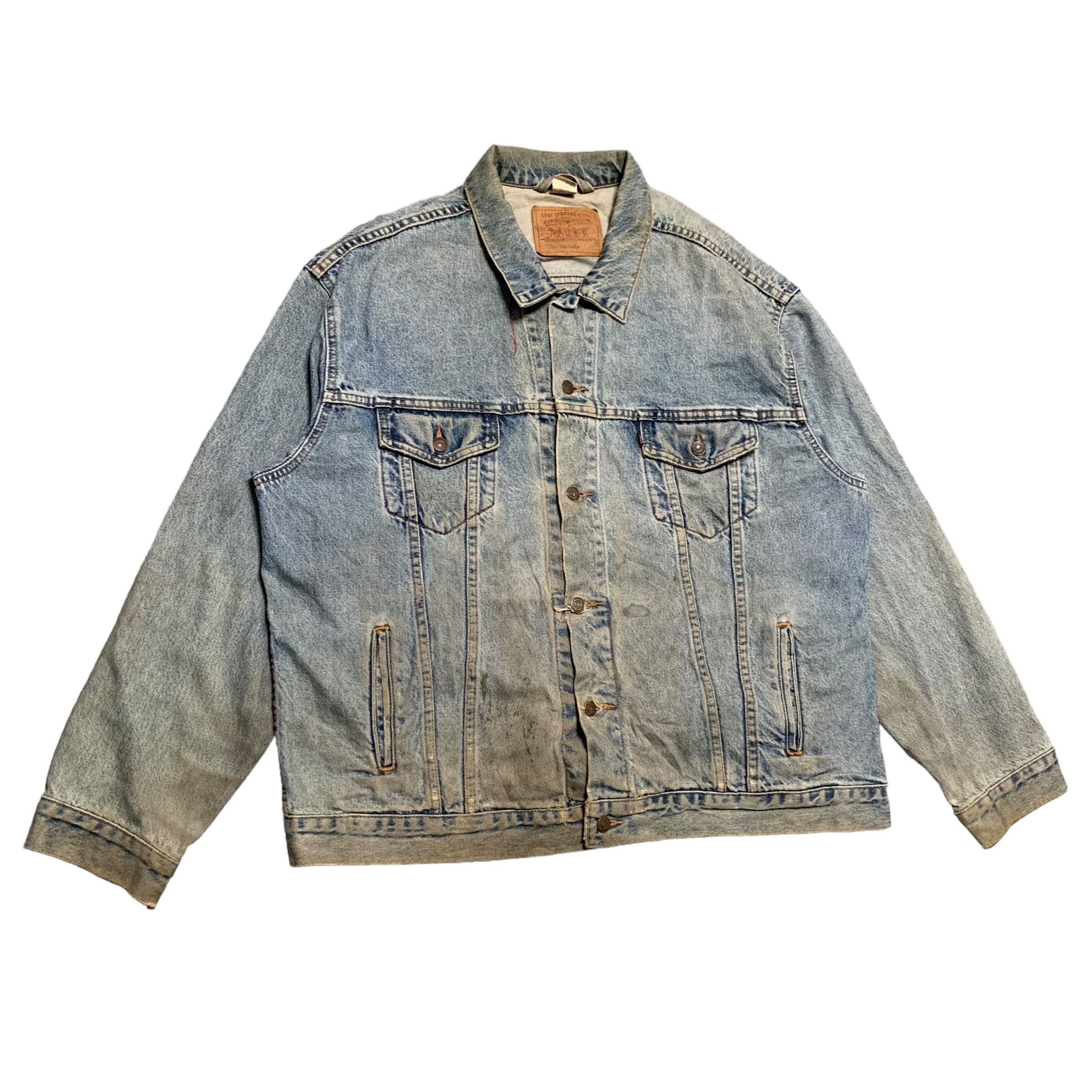 Levi's Vintage Oversize Levis 71507 Denim Jacket Size US XXL / EU 58 / 5 - 2 Thumbnail