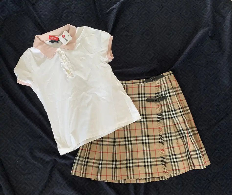 Burberry Burberry White Cotton Slim-Fit Women's Top Size S / US 4 / IT 40 - 1 Thumbnail