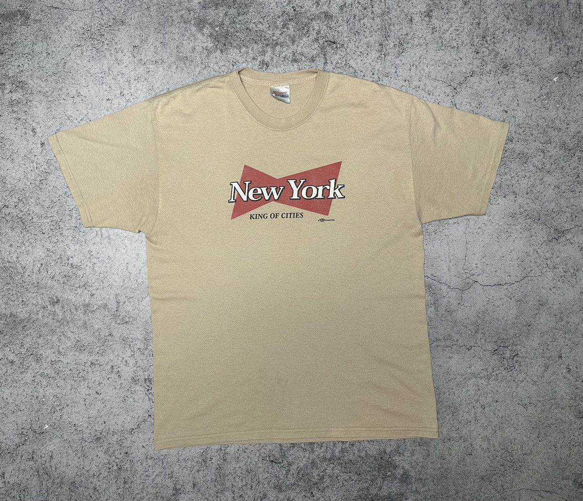 Budweiser Vintage New York King of Cities Bud T-Shirt Size US L / EU 52-54 / 3 - 4 Thumbnail