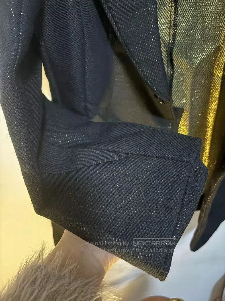 Junya Watanabe Junya Watanabe Black Gold Deconstructed Blazer. Size US XS / EU 42 / 0 - 6 Thumbnail