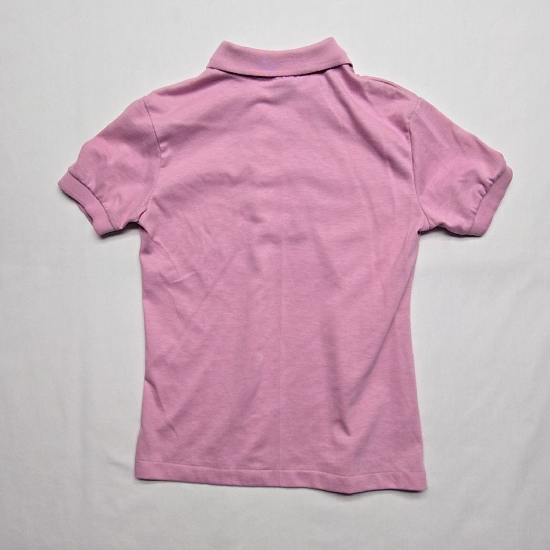Hanes Vintage Polo Hanes Pink Short Sleeve Women Small Shirt 90s Size S / US 4 / IT 40 - 7 Thumbnail