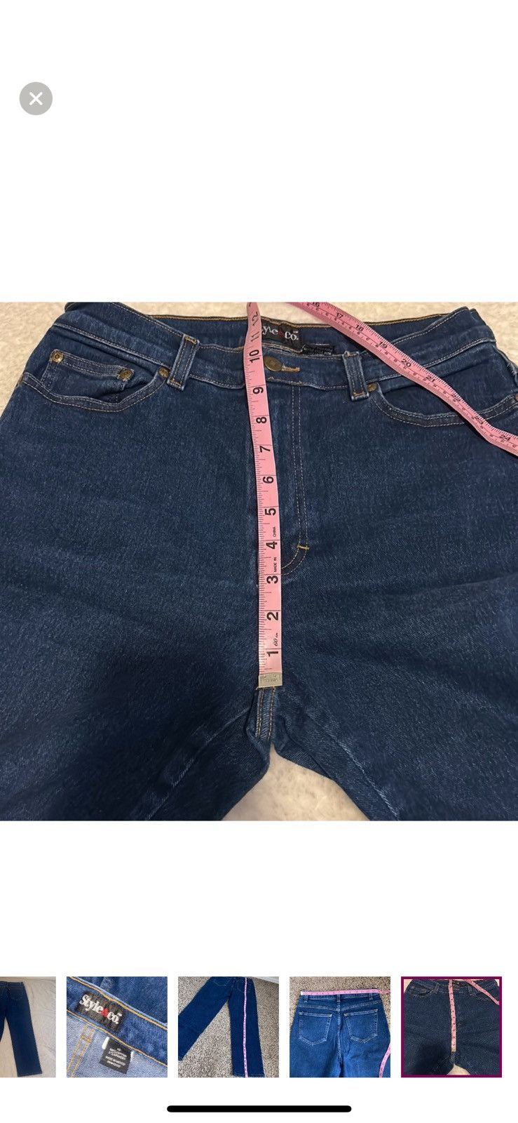 Style & Co Style & co straight legged jeans size 10 Size 32" / US 10 / IT 46 - 8 Thumbnail