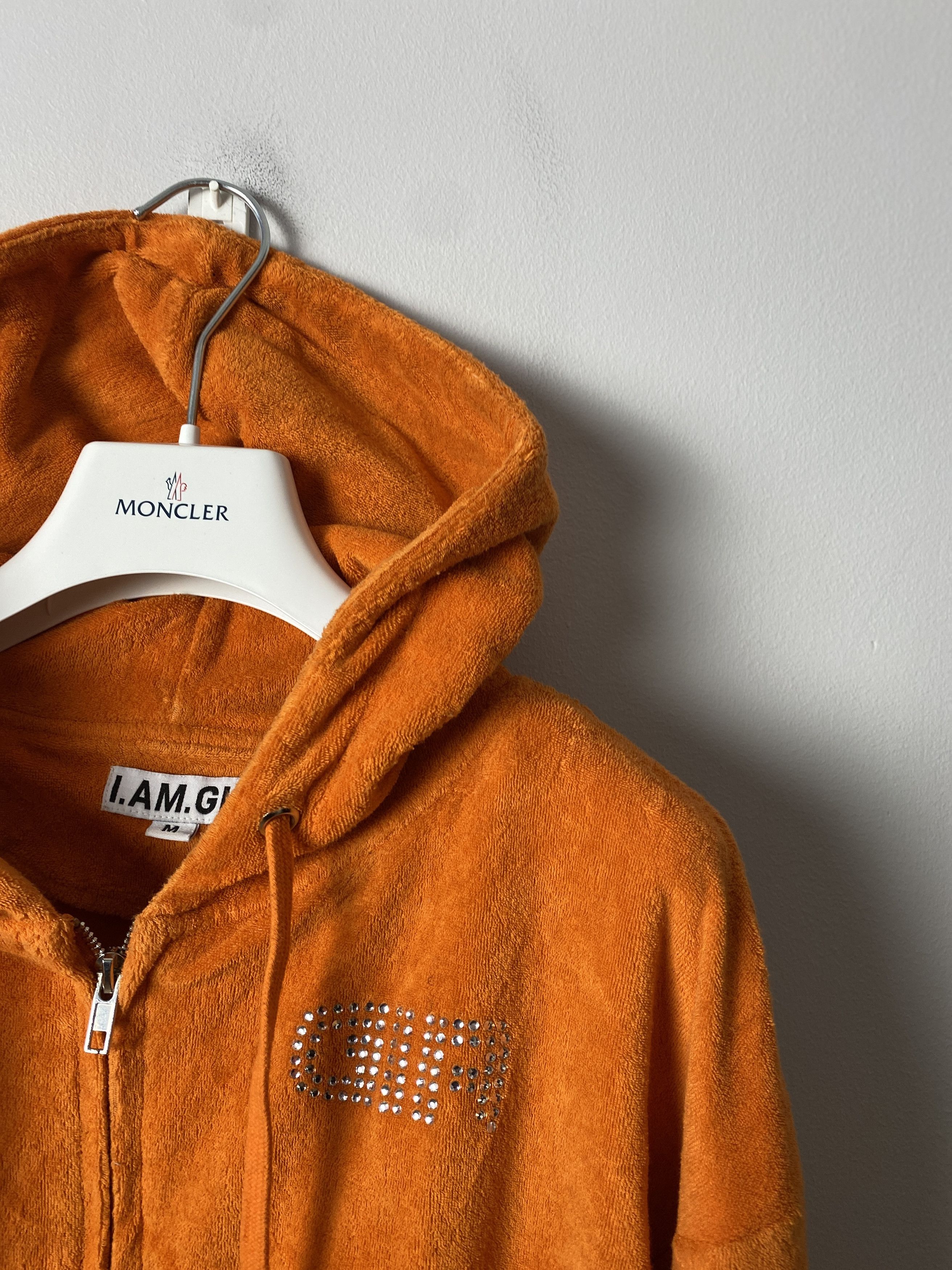 Avant Garde I Am Gia Streetwear I AM GIA crop zip up hoodie crystals y2k 00s Grailed
