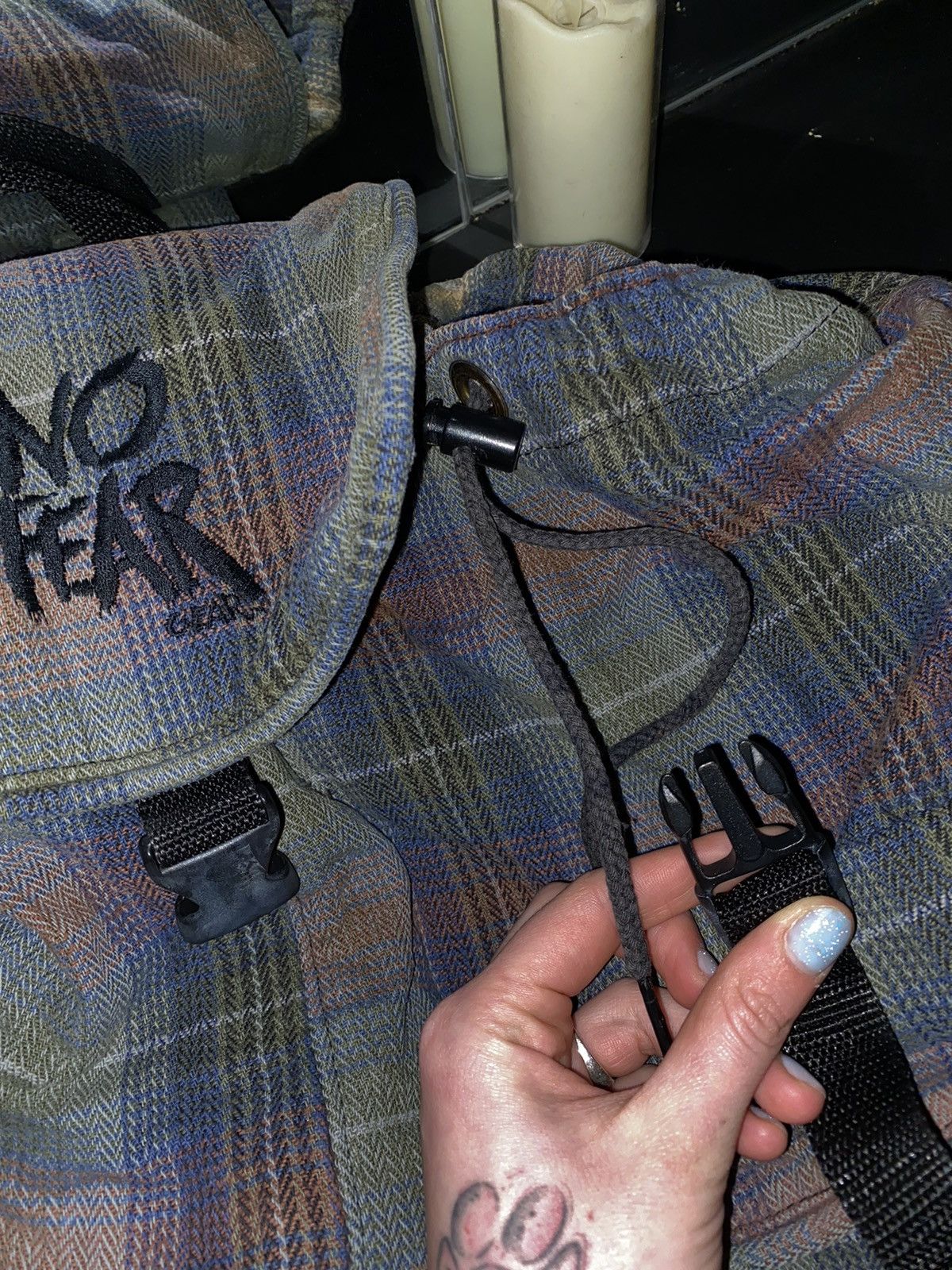 No Fear Vintage No Fear Backpack Streetwear Urban Style y2k Bag Size ONE SIZE - 13 Thumbnail