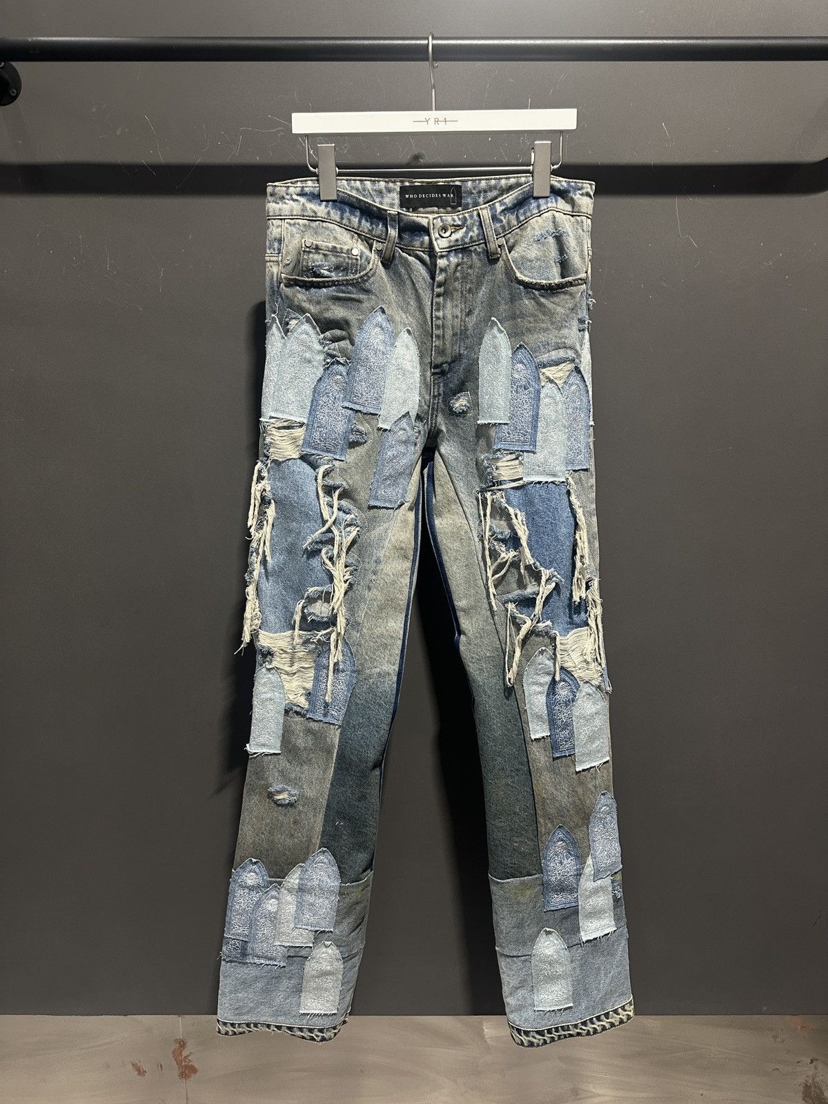 Who Decides War who decides war Arch Repaired Blowout denim Size US 32 / EU 48 - 1 Thumbnail